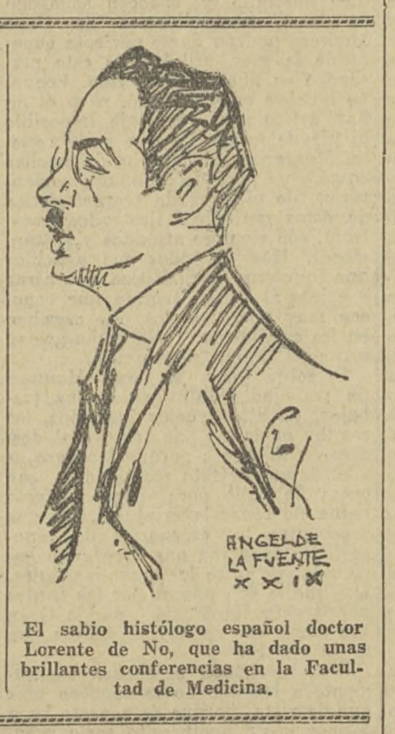 Portrait of Rafael Lorente de No (1902–1990) – memorial page