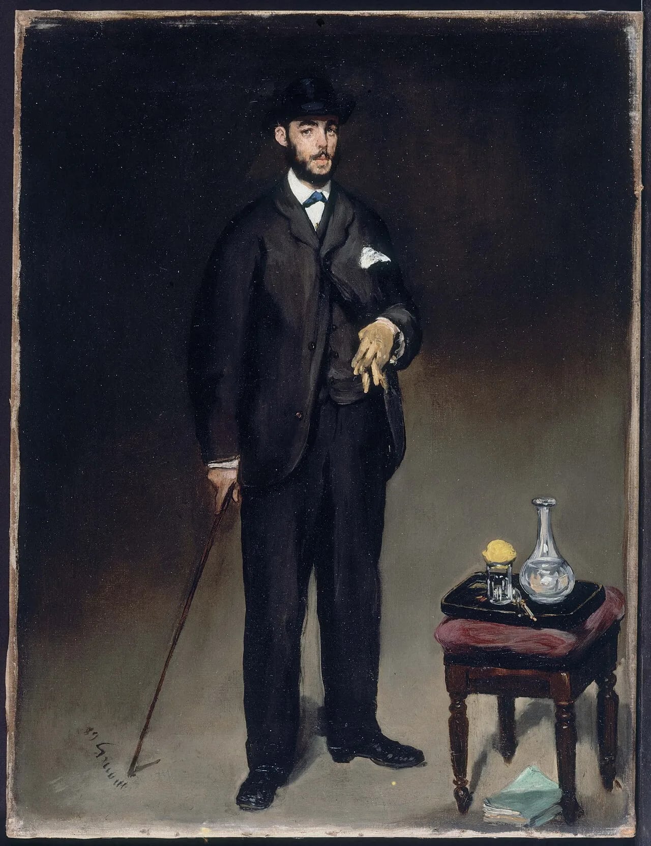 Porträt von Théodore Duret (1838–1927) – Gedenkseite