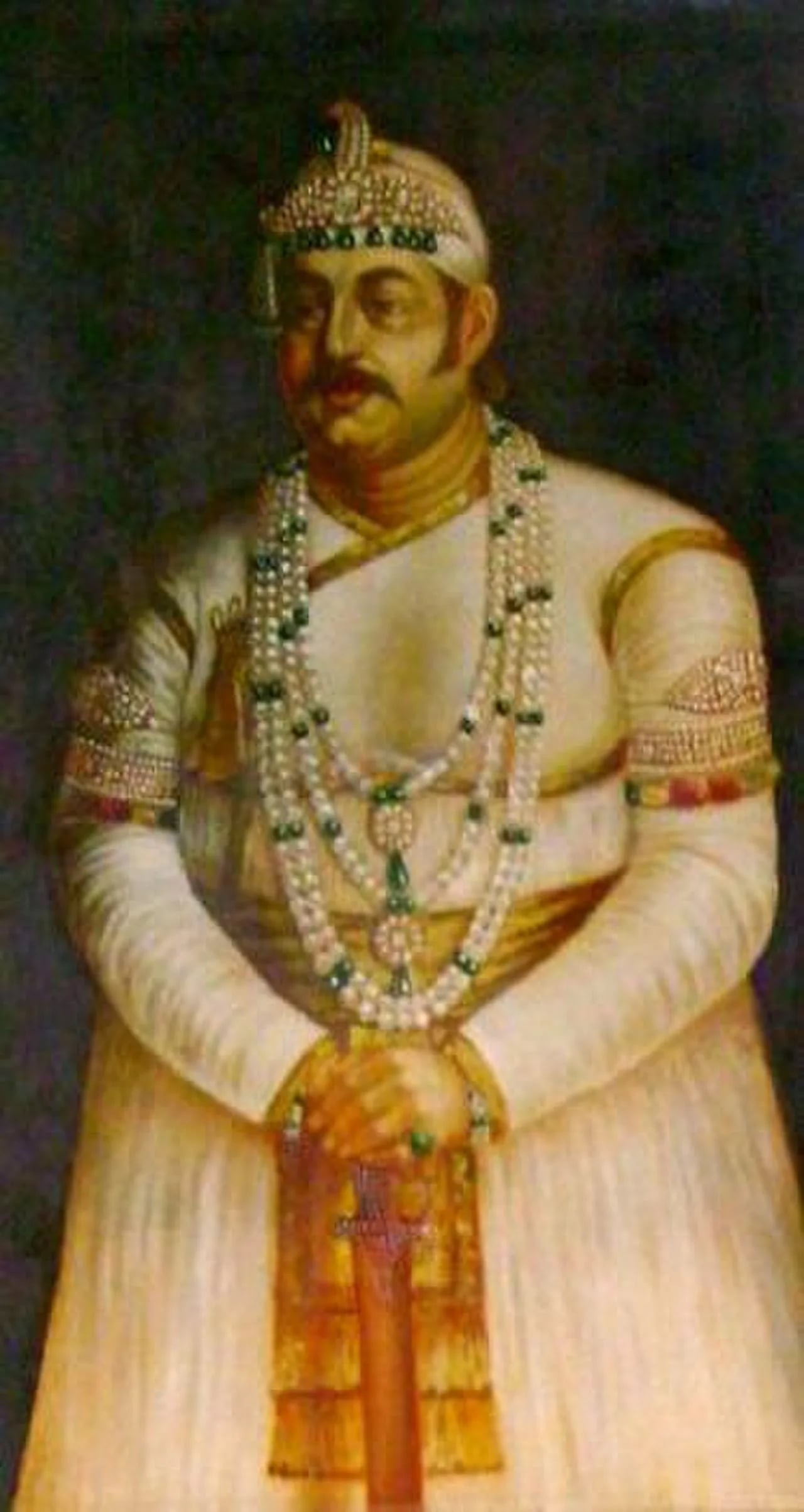 Portrait of Asaf Jah V. (1827–1869) – memorial page