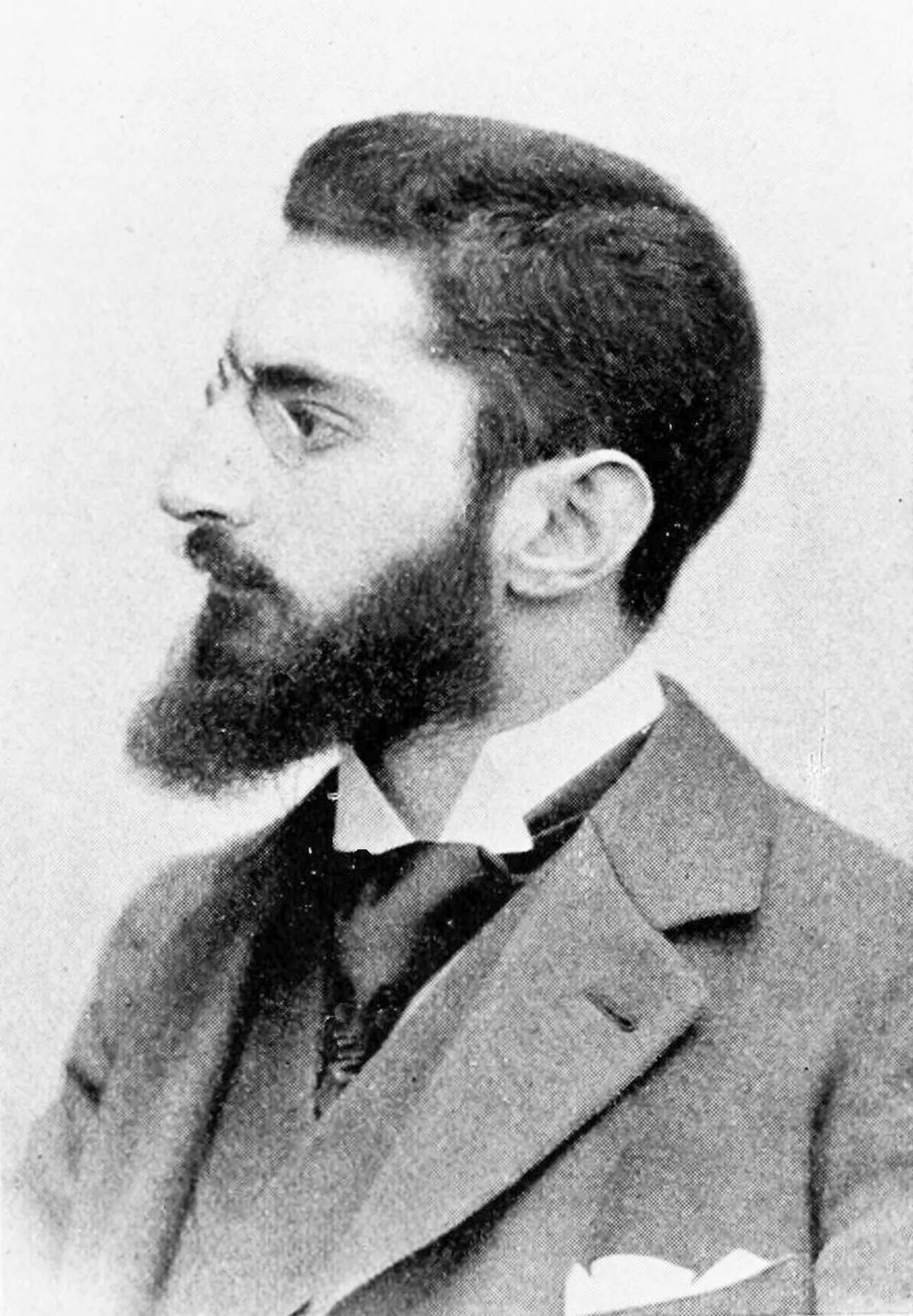 Porträt von Scipio Sighele (1868–1913) – Gedenkseite