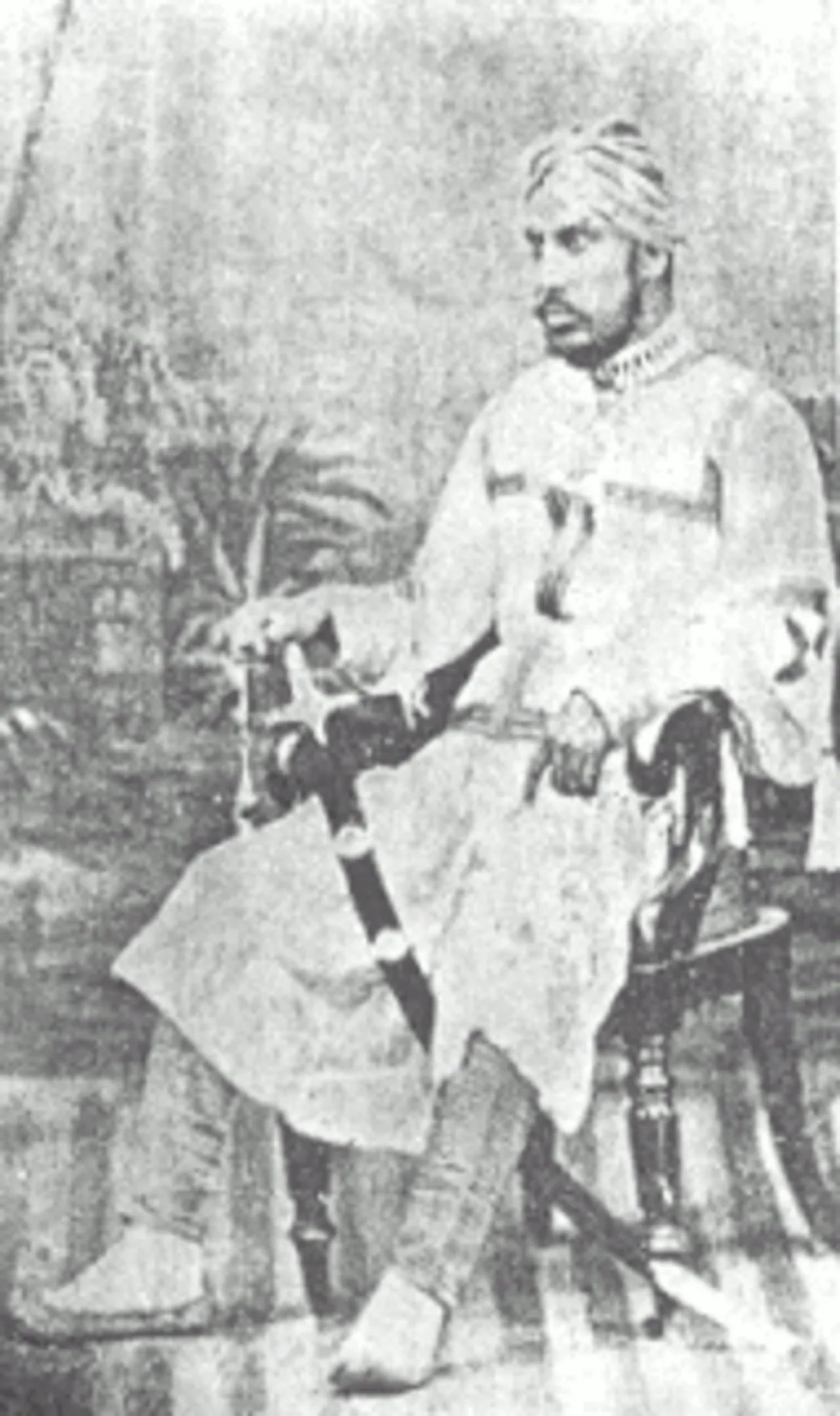 Porträt von Siddiq Hasan Khan (1832–1890) – Gedenkseite