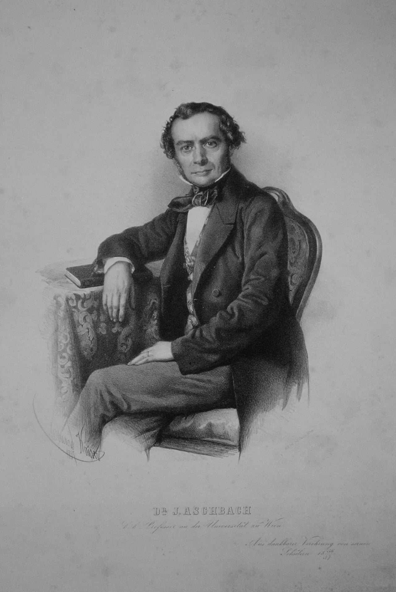 Portrait of Joseph Aschbach (1801–1882) – memorial page