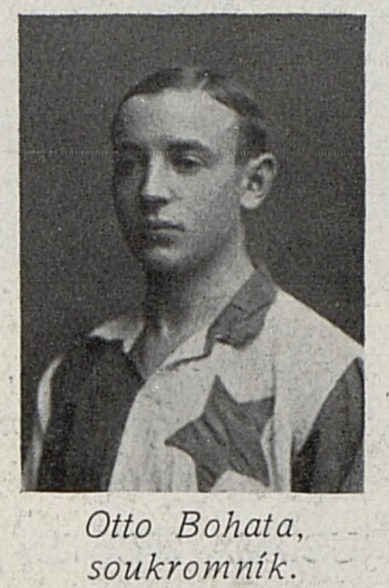 Portrait of Otto Bohata (1889–1963) – memorial page