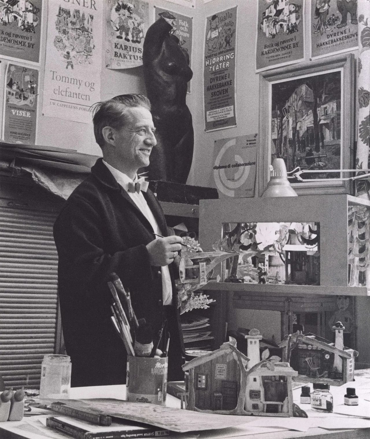 Portrait of Thorbjørn Egner (1912–1990) – memorial page
