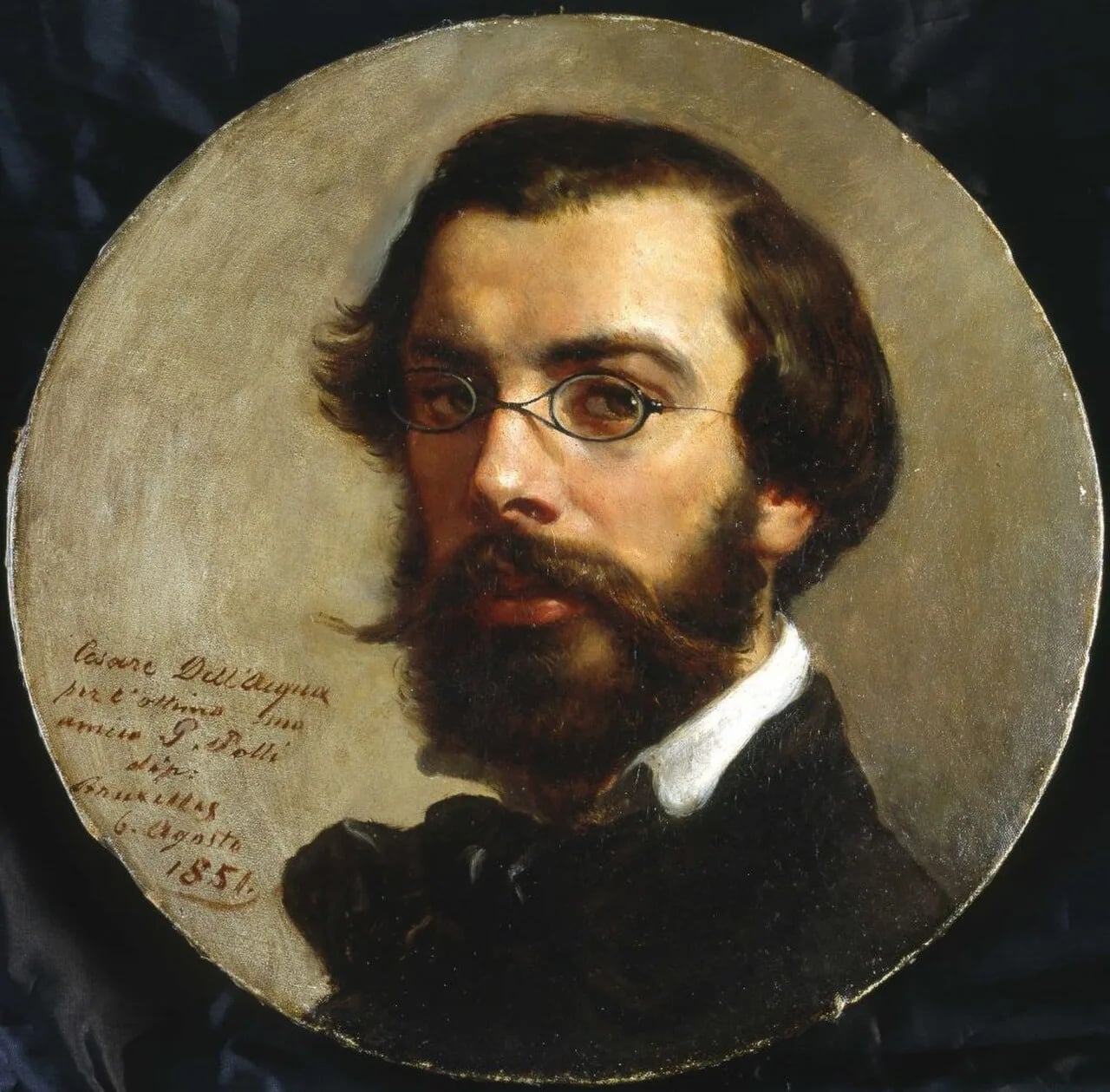 Porträt von Cesare Dell’Acqua (1821–1905) – Gedenkseite