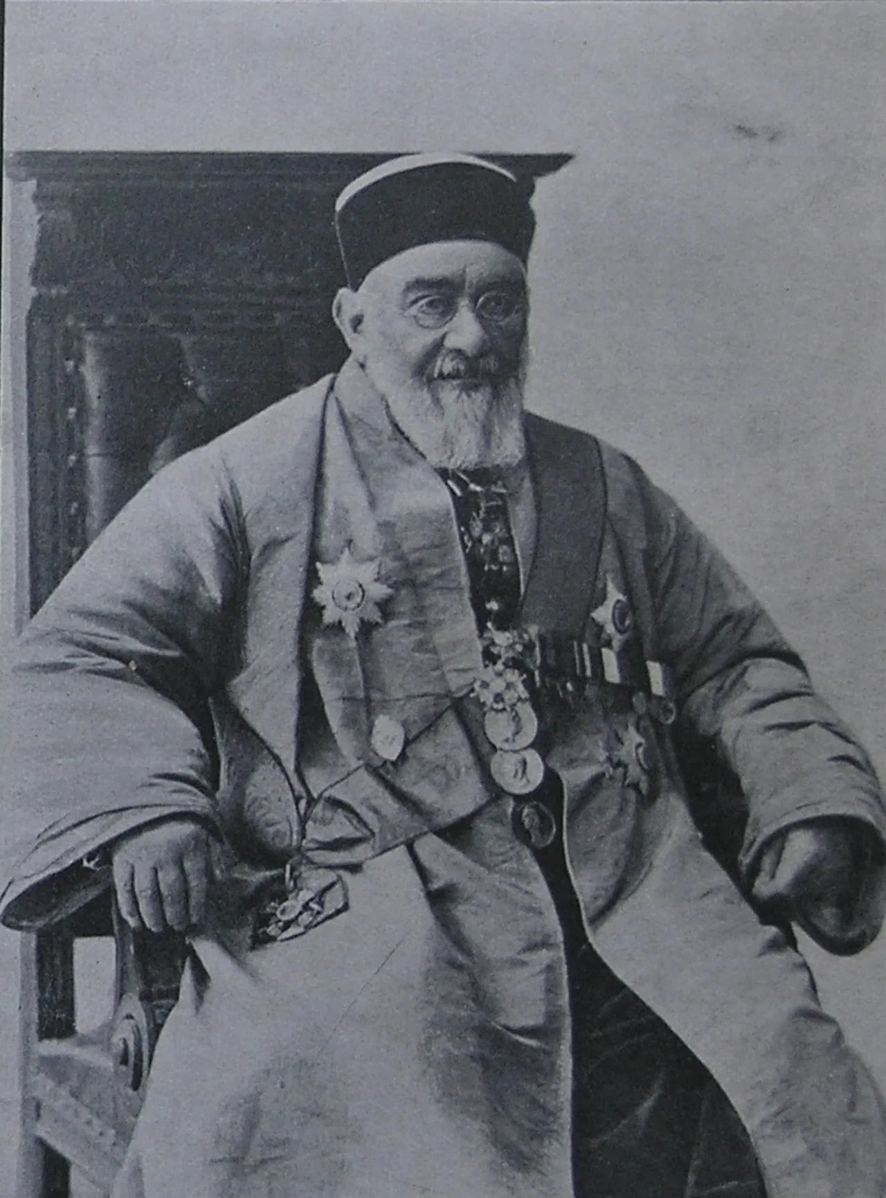 Porträt von Samuil Pampulov (1832–1911) – Gedenkseite