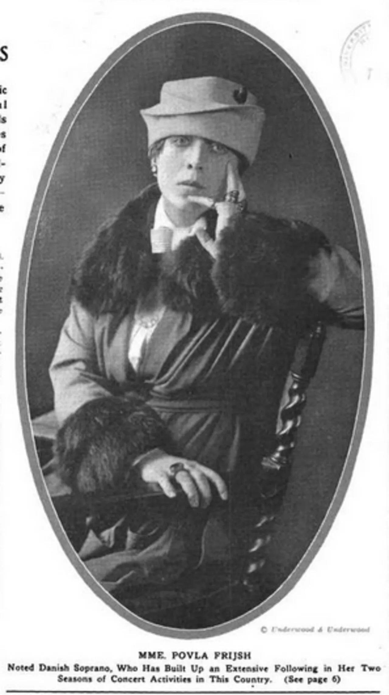 Porträt von Povla Frijsh (1881–1960) – Gedenkseite
