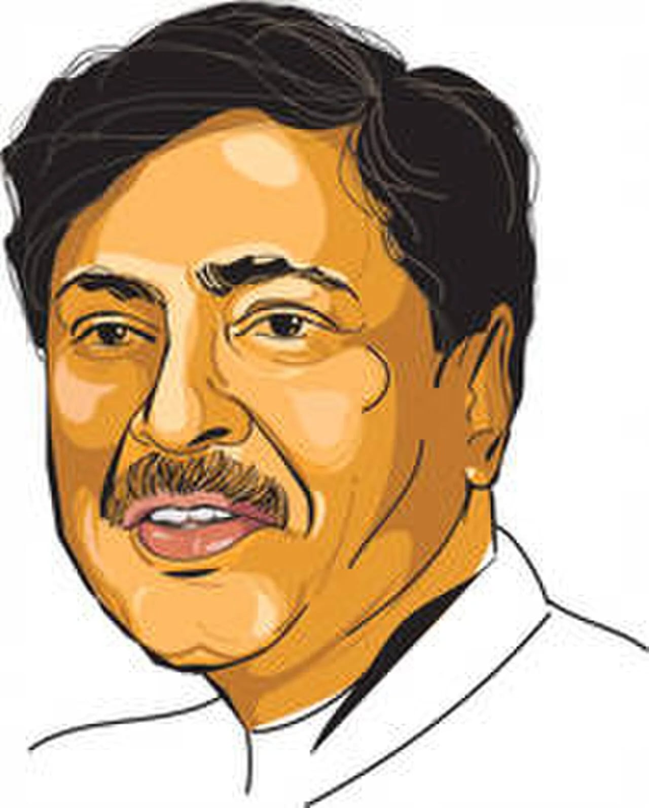 Porträt von Pramod Mahajan (1949–2006) – Gedenkseite