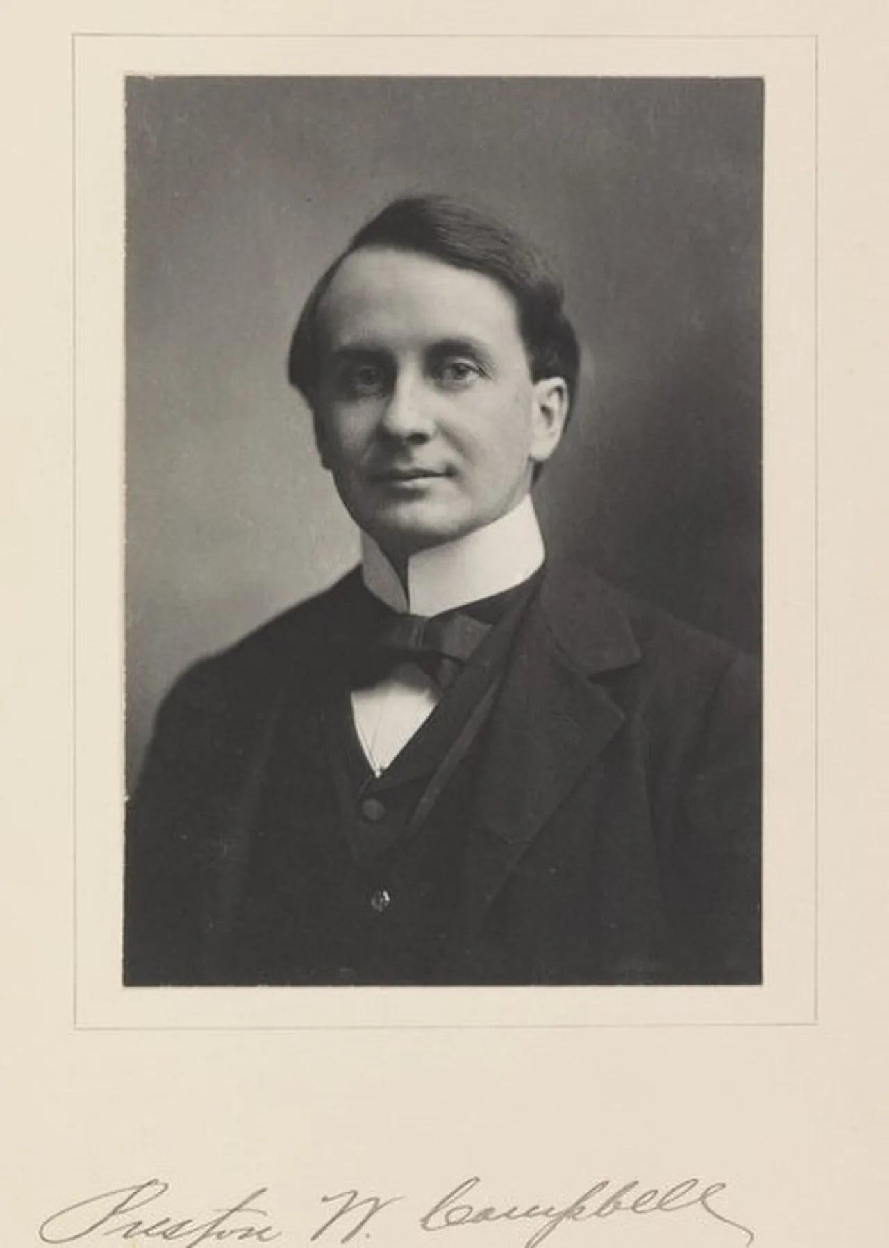 Porträt von Preston W. Campbell (1874–1954) – Gedenkseite