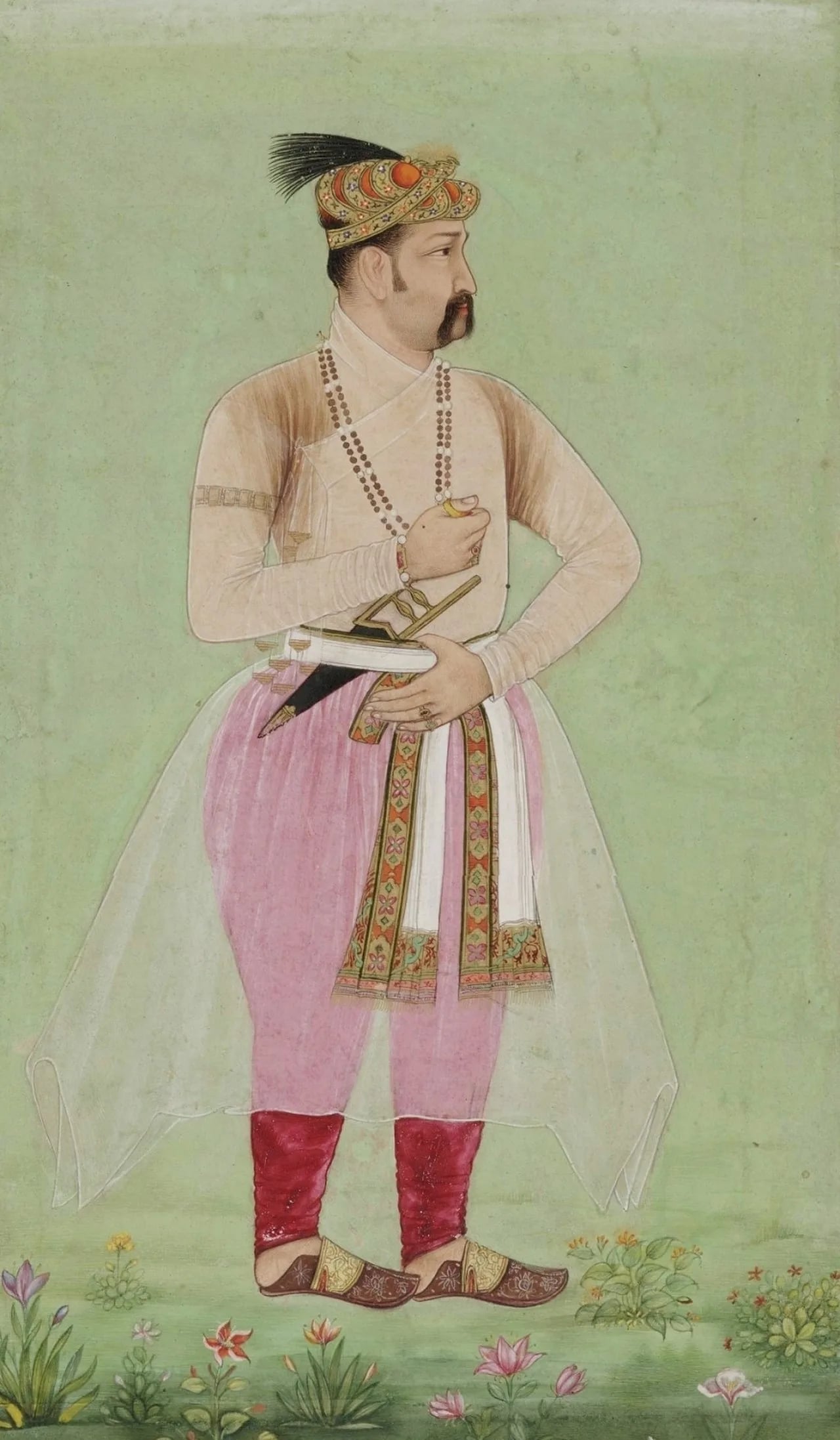 Porträt von Daniyal Mirza (1572–1605) – Gedenkseite
