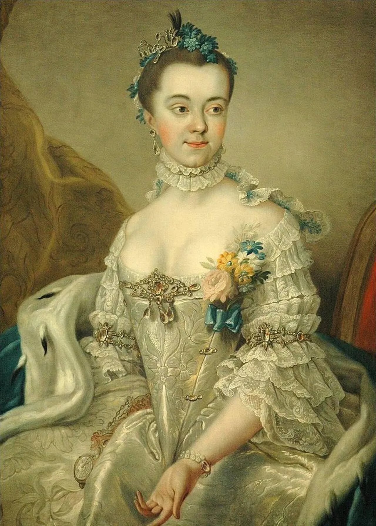 Portrait of Charlotte Amelie Wilhelmine von Schleswig-Holstein-Sonderburg-Plön (1744–1770) – memorial page