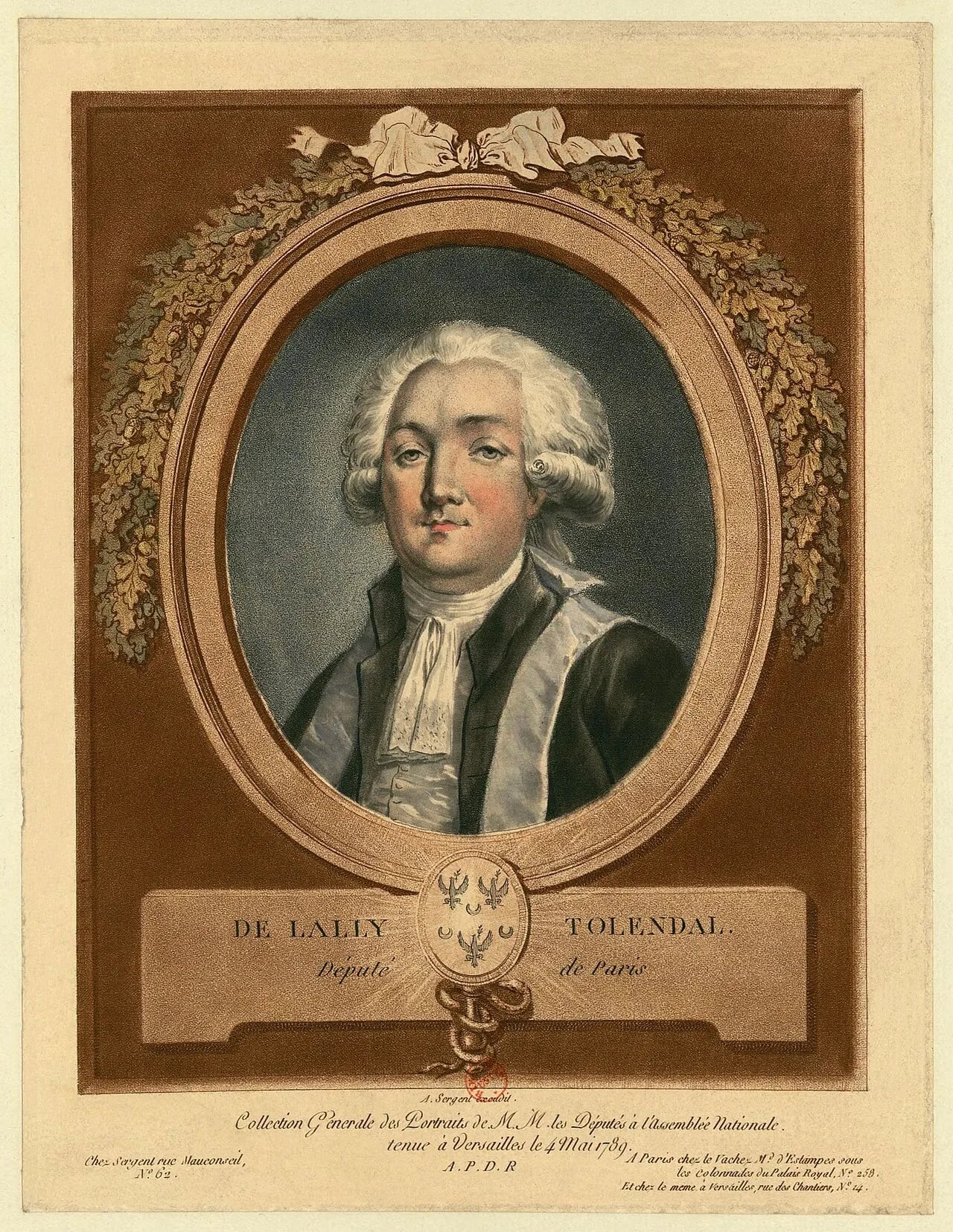 Portrait of Gérard de Lally-Tollendal (1751–1830) – memorial page