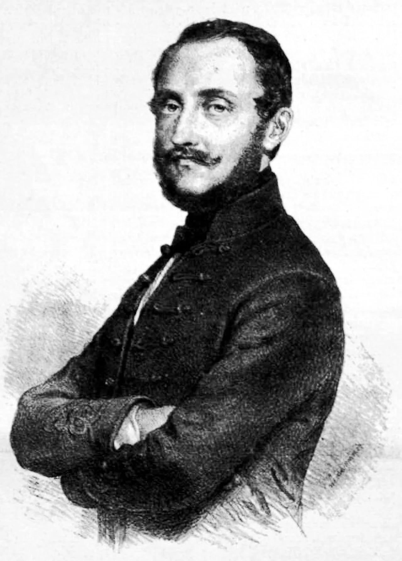 Porträt von Pál Somssich (1811–1888) – Gedenkseite