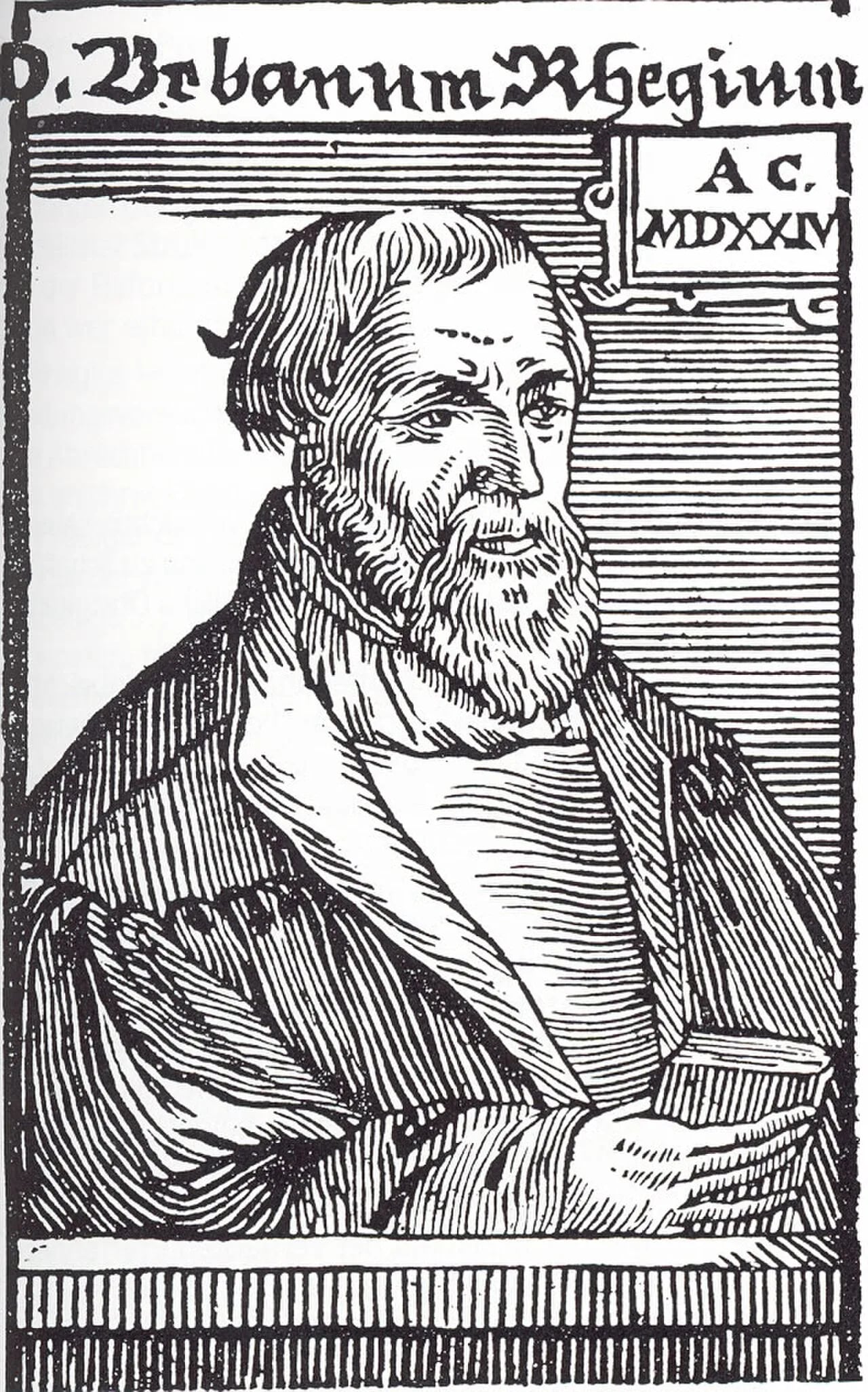 Porträt von Urbanus Rhegius (1489–1541) – Gedenkseite