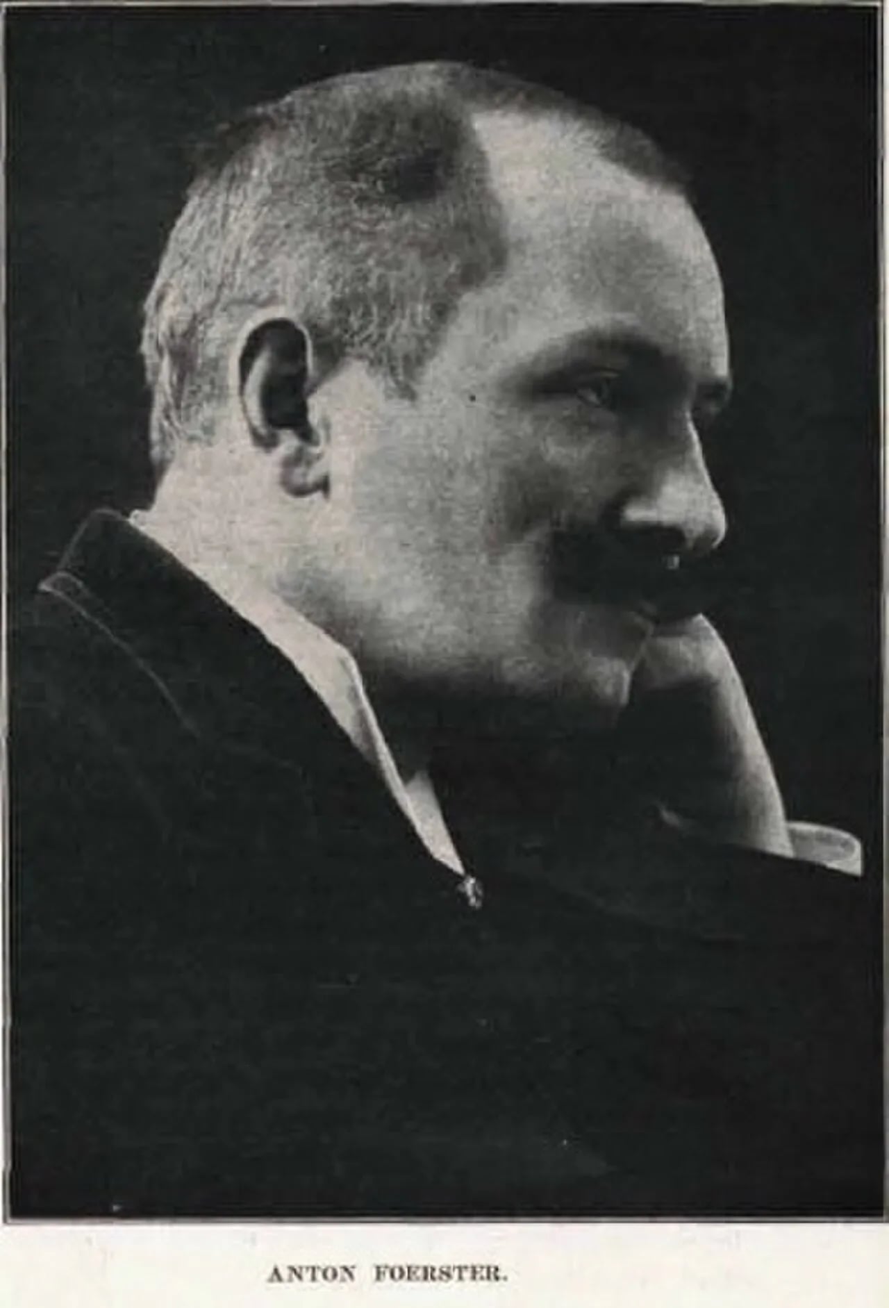 Porträt von Antonin Foerster (1867–1915) – Gedenkseite