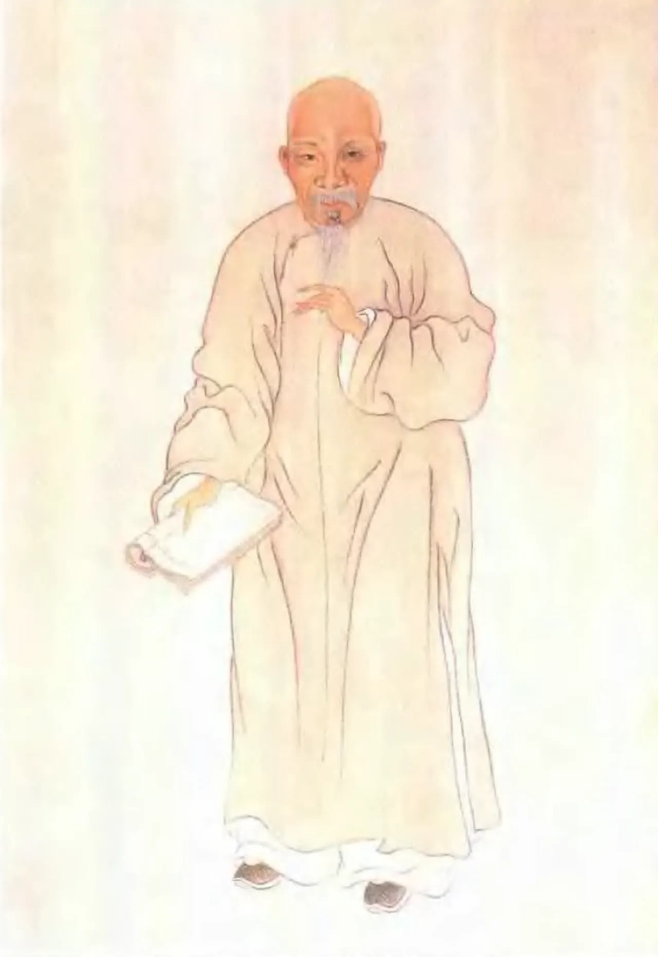 Porträt von Qian Daxin (1728–1804) – Gedenkseite