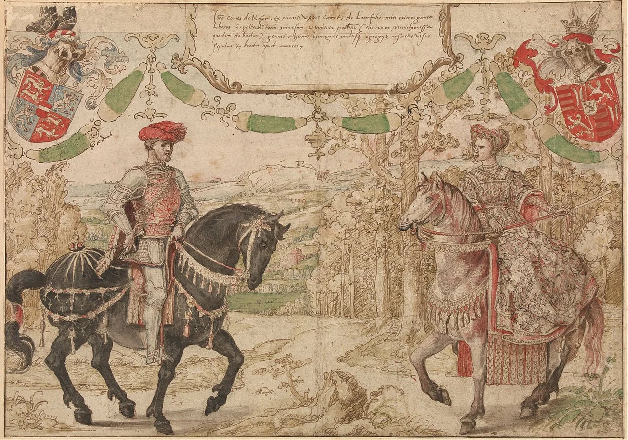 Porträt von Johann IV. von Nassau-Siegen (1410–1475) – Gedenkseite