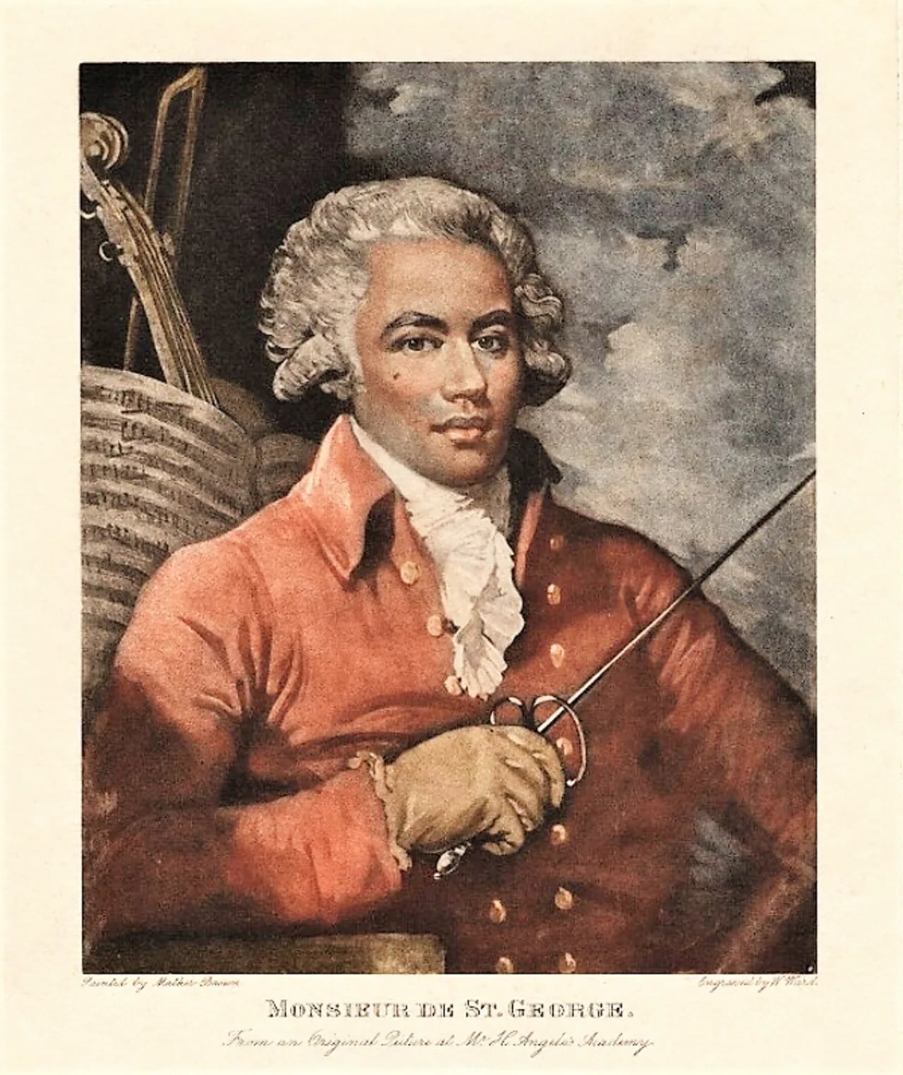 Portrait of Joseph Bologne, Chevalier de Saint-Georges (1745–1799) – memorial page