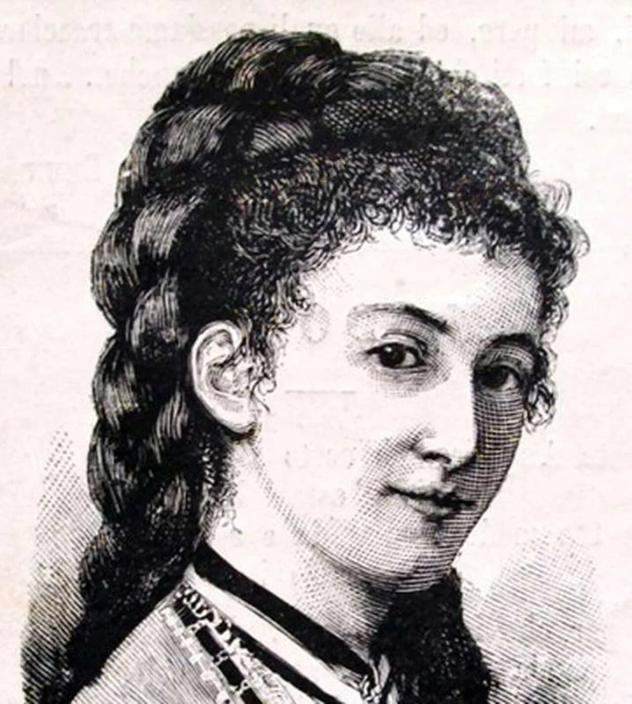 Porträt von Quirina Alippi-Fabretti (1849–1919) – Gedenkseite