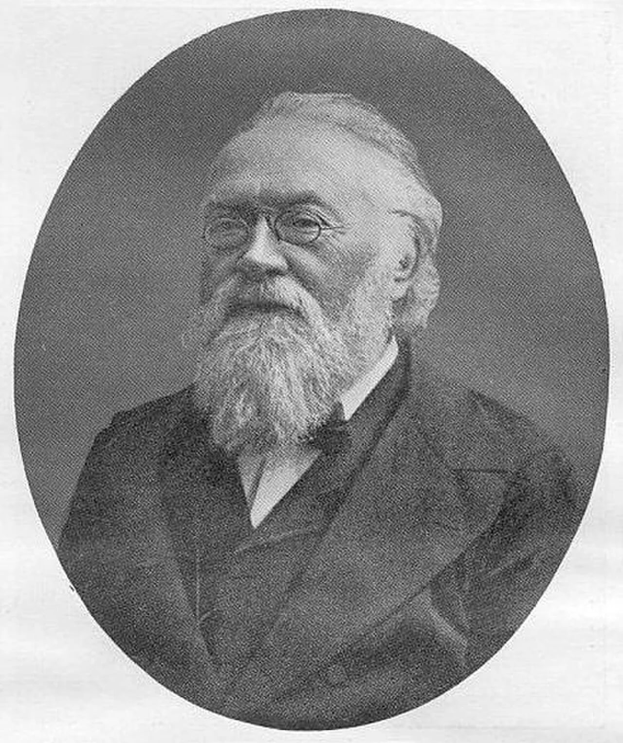 Porträt von Franz Bücheler (1837–1908) – Gedenkseite