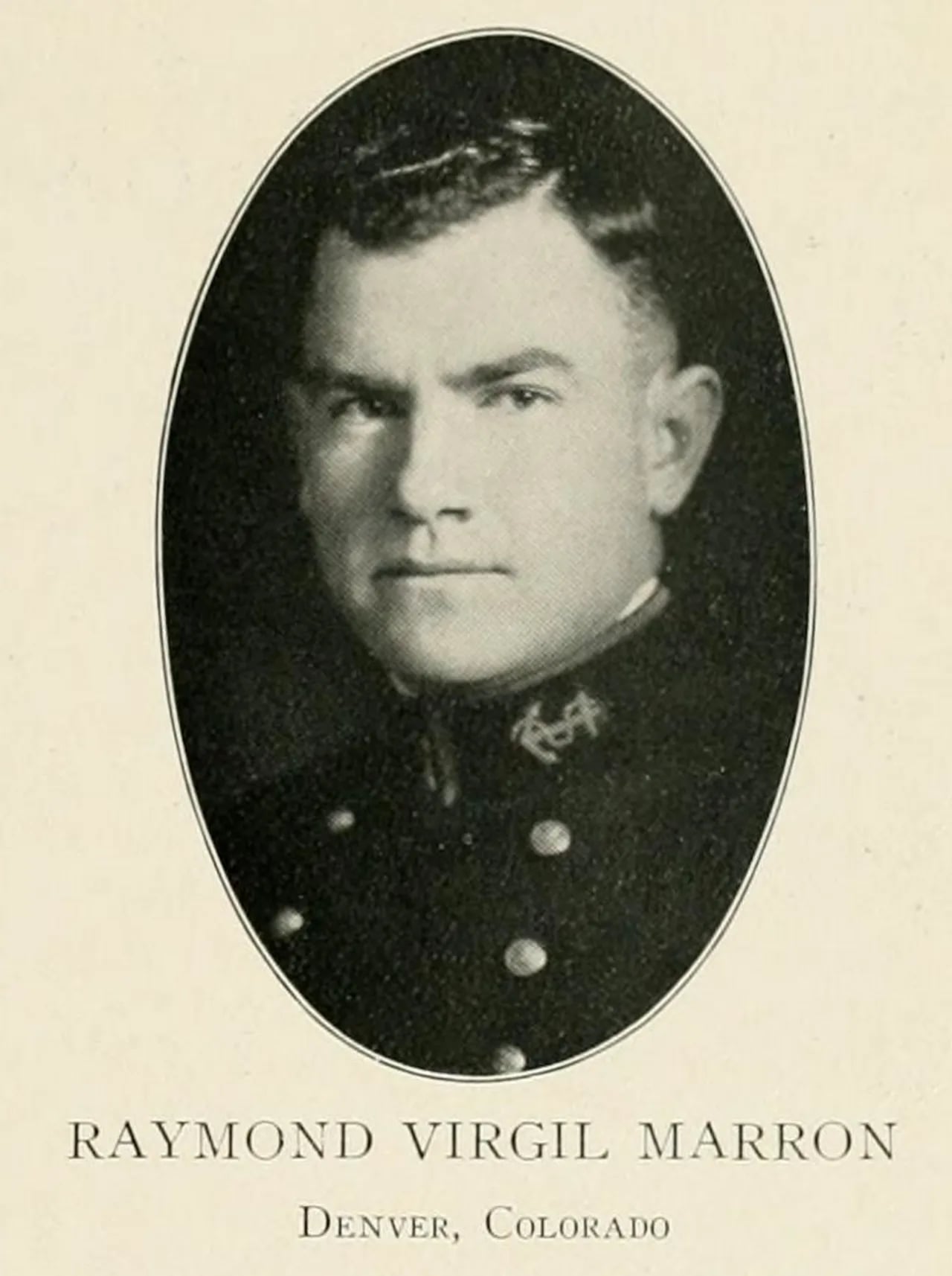 Porträt von R. V. Marron (1899–1978) – Gedenkseite