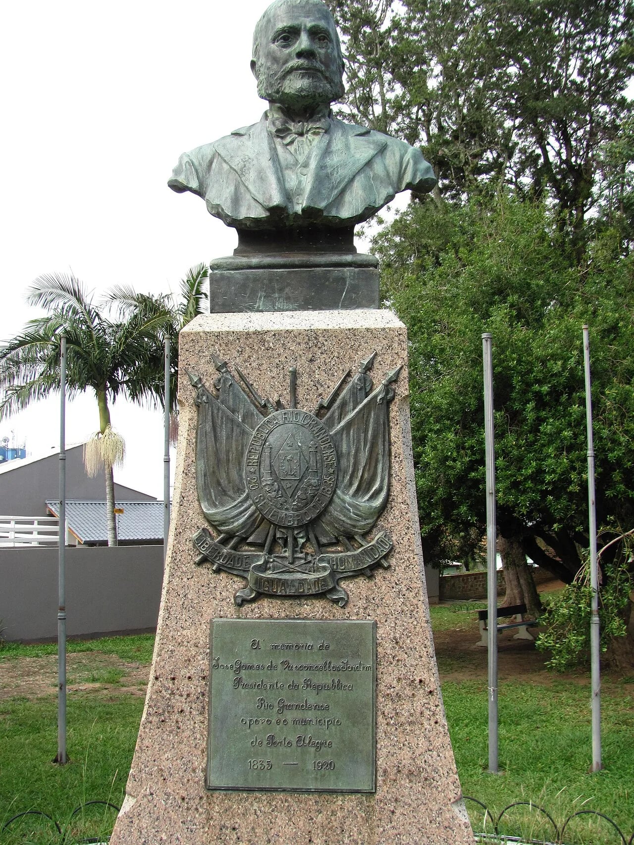 Porträt von José Gomes de Vasconcelos Jardim (1773–1854) – Gedenkseite