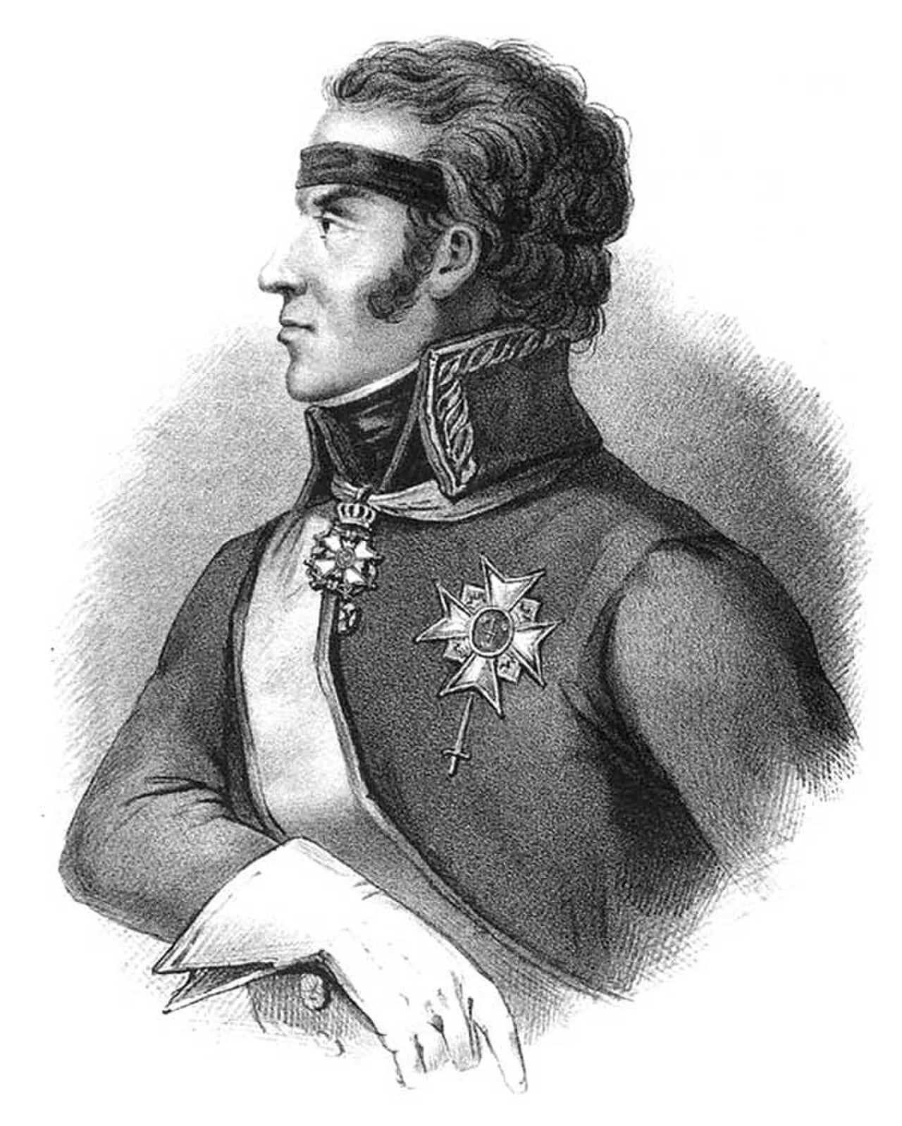 Porträt von Georg Carl von Döbeln (1758–1820) – Gedenkseite