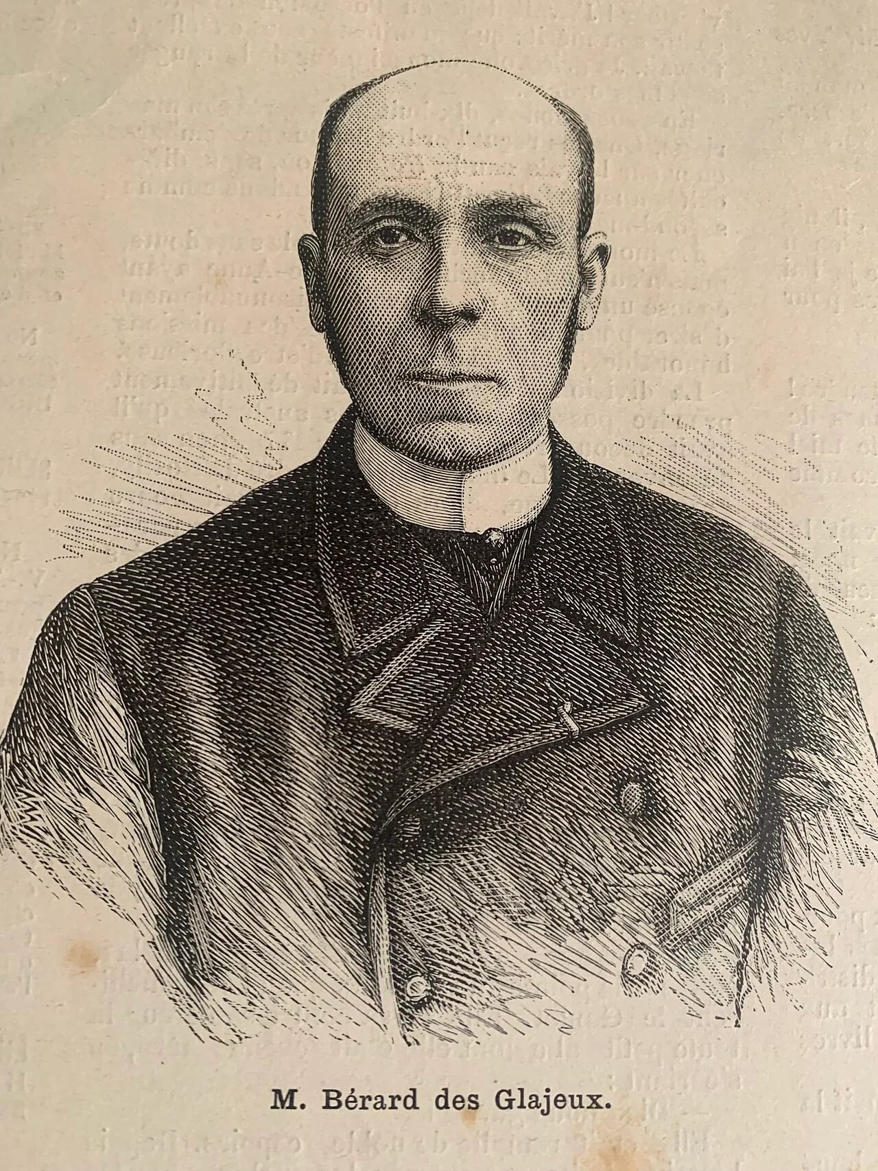 Porträt von Anatole Bérard des Glajeux (1833–1912) – Gedenkseite