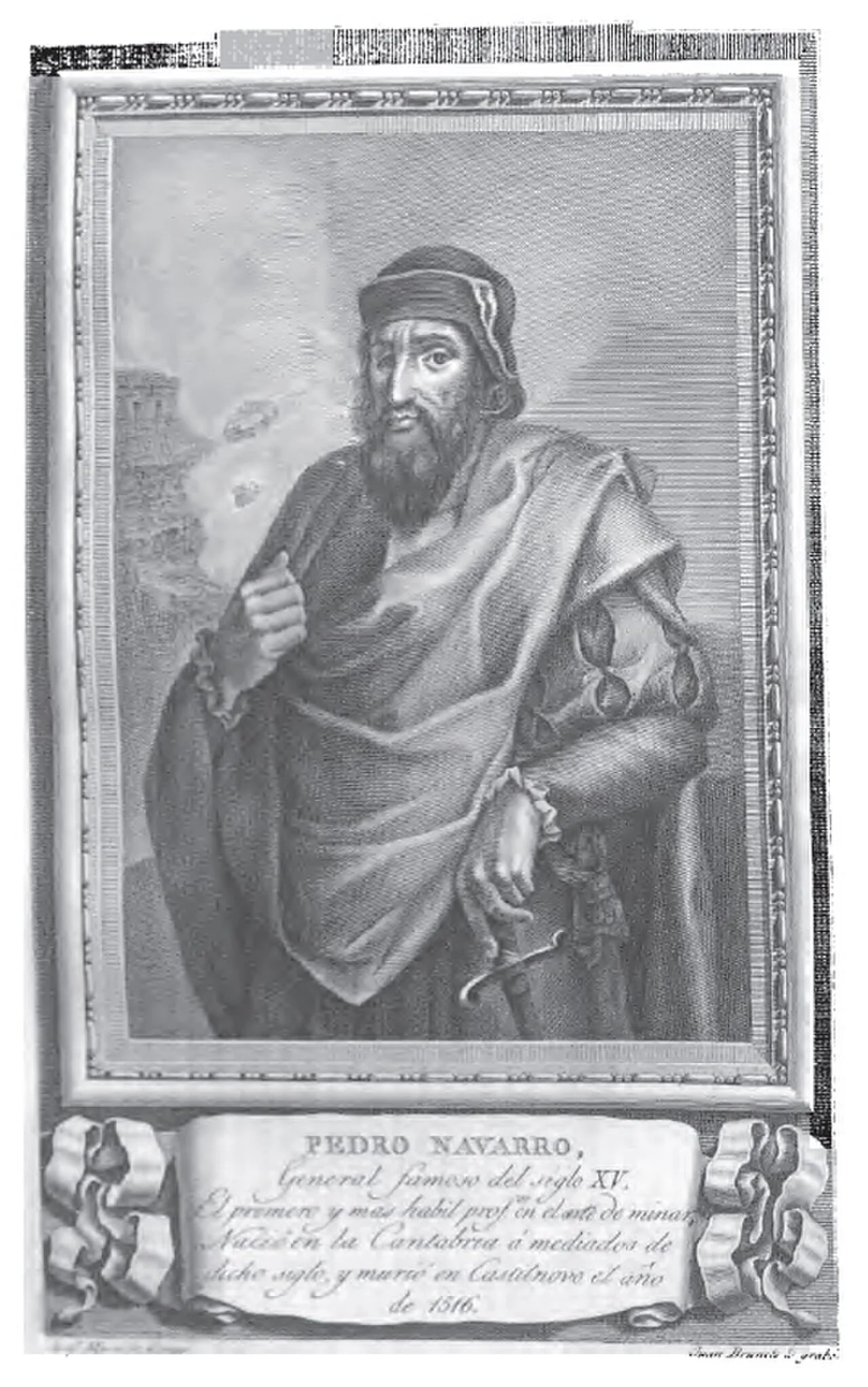Portrait of Pedro Navarro (1460–1528) – memorial page