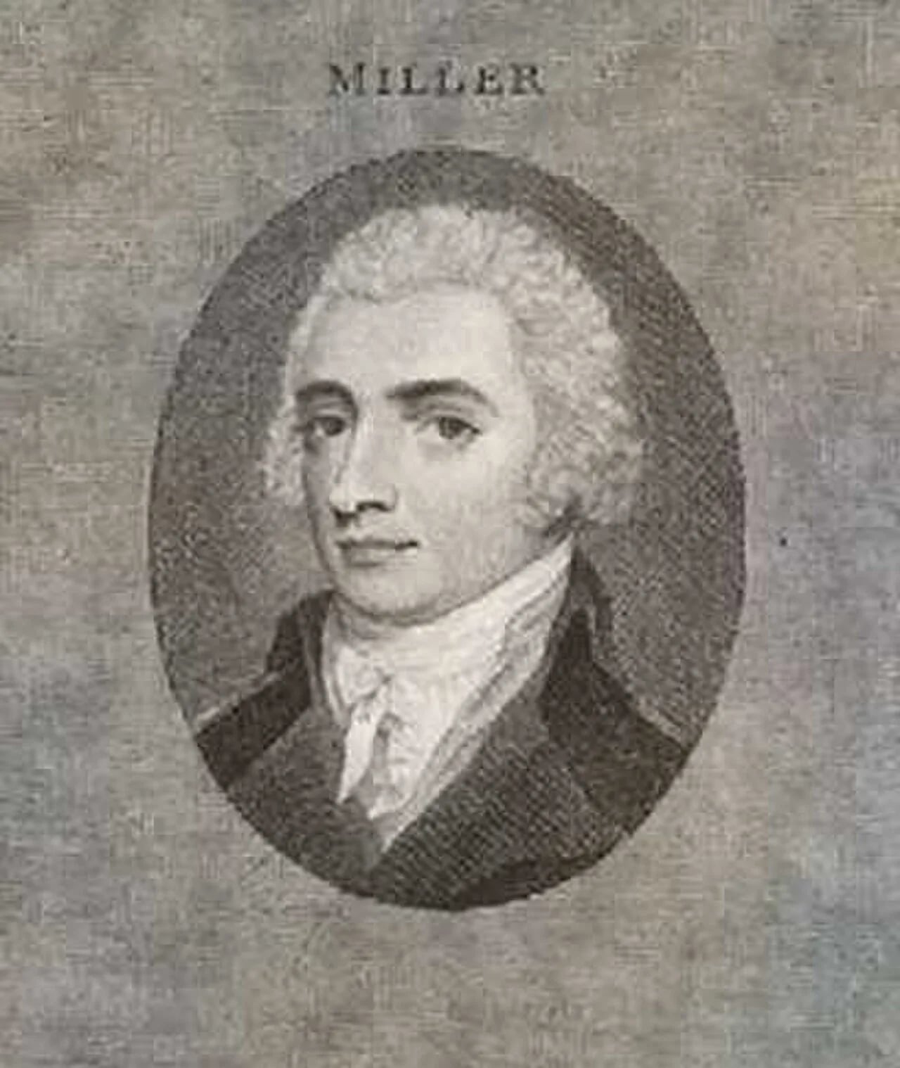 Porträt von Ralph Willett Miller (1762–1799) – Gedenkseite