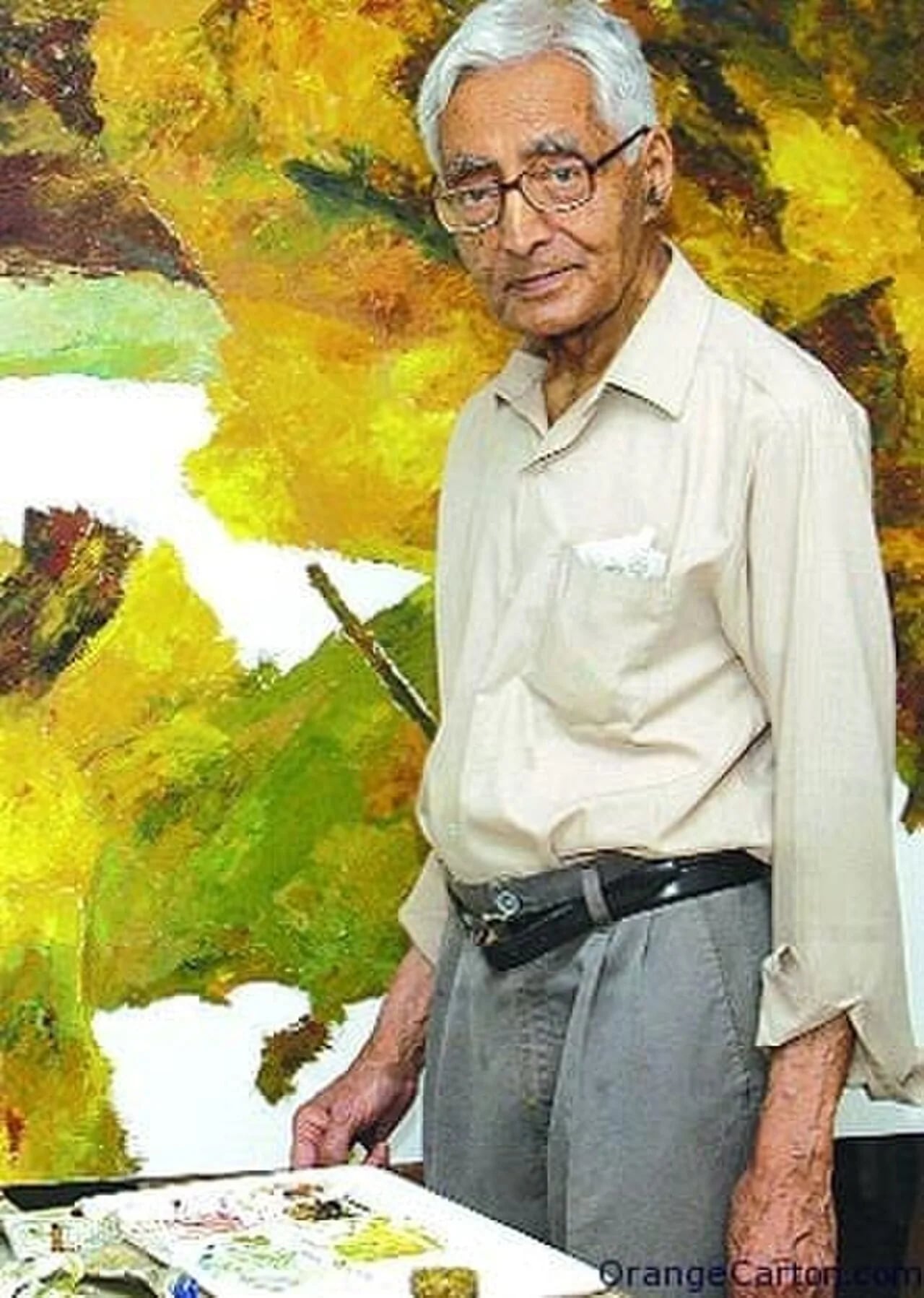 Porträt von Ram Kumar (1924–2018) – Gedenkseite