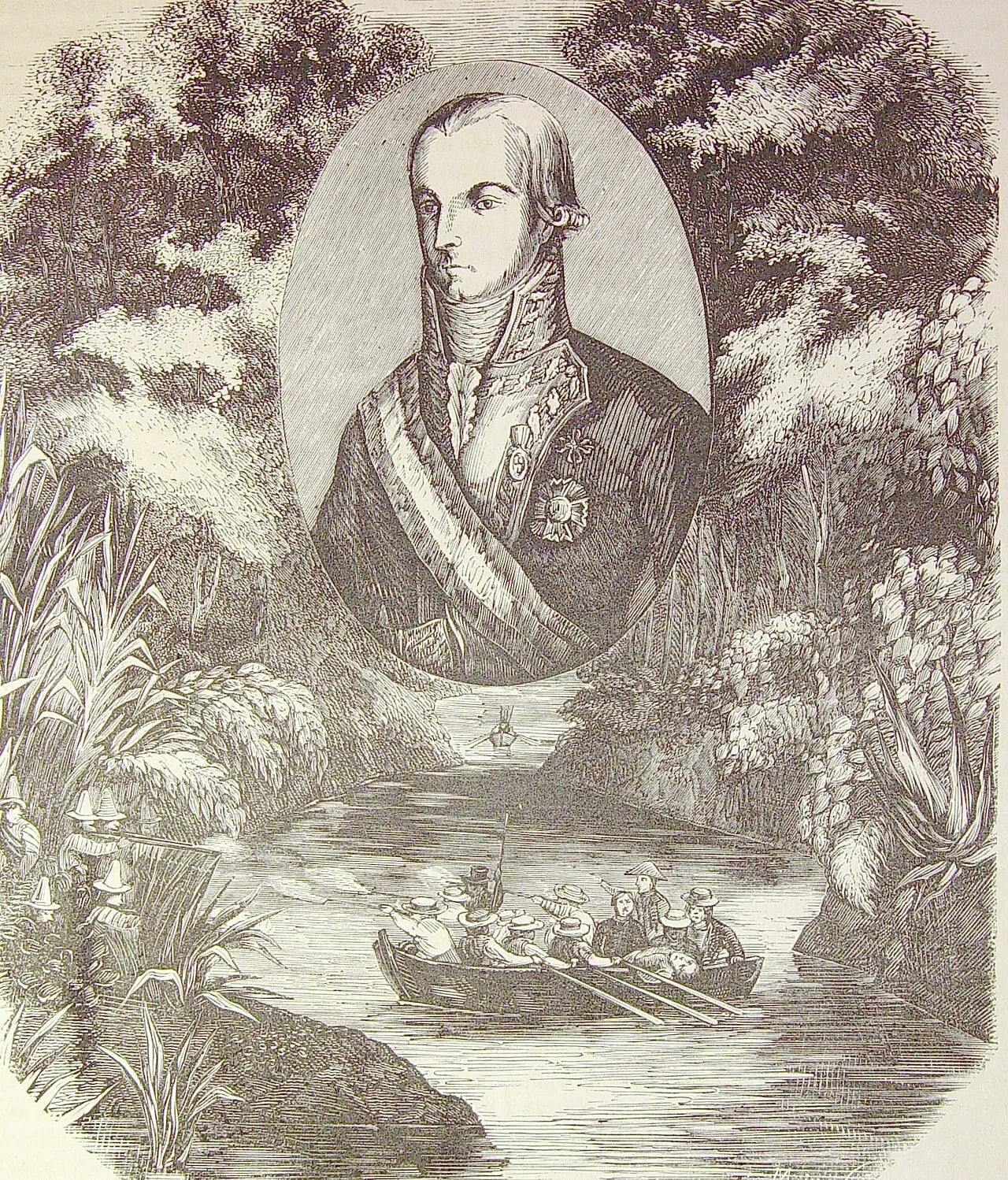 Porträt von Ramón García de León y Pizarro (1745–1815) – Gedenkseite