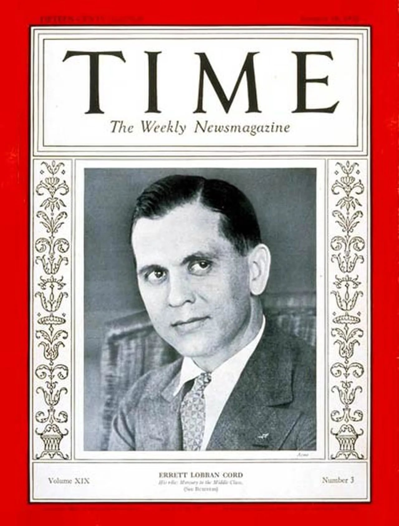 Portrait of Errett Lobban Cord (1894–1974) – memorial page
