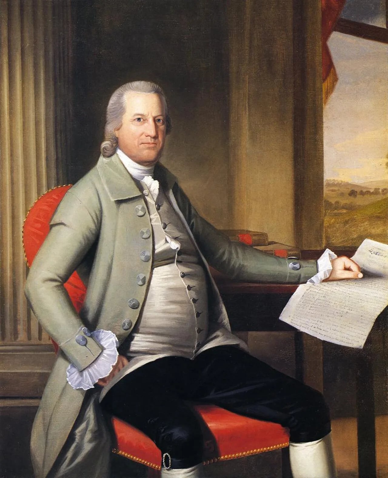 Porträt von Oliver Wolcott (1726–1797) – Gedenkseite