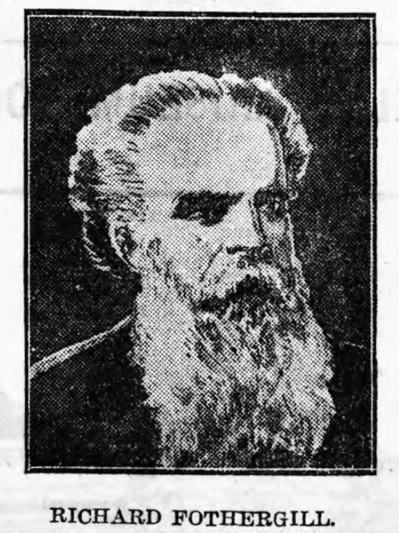 Porträt von Richard Fothergill (1822–1903) – Gedenkseite