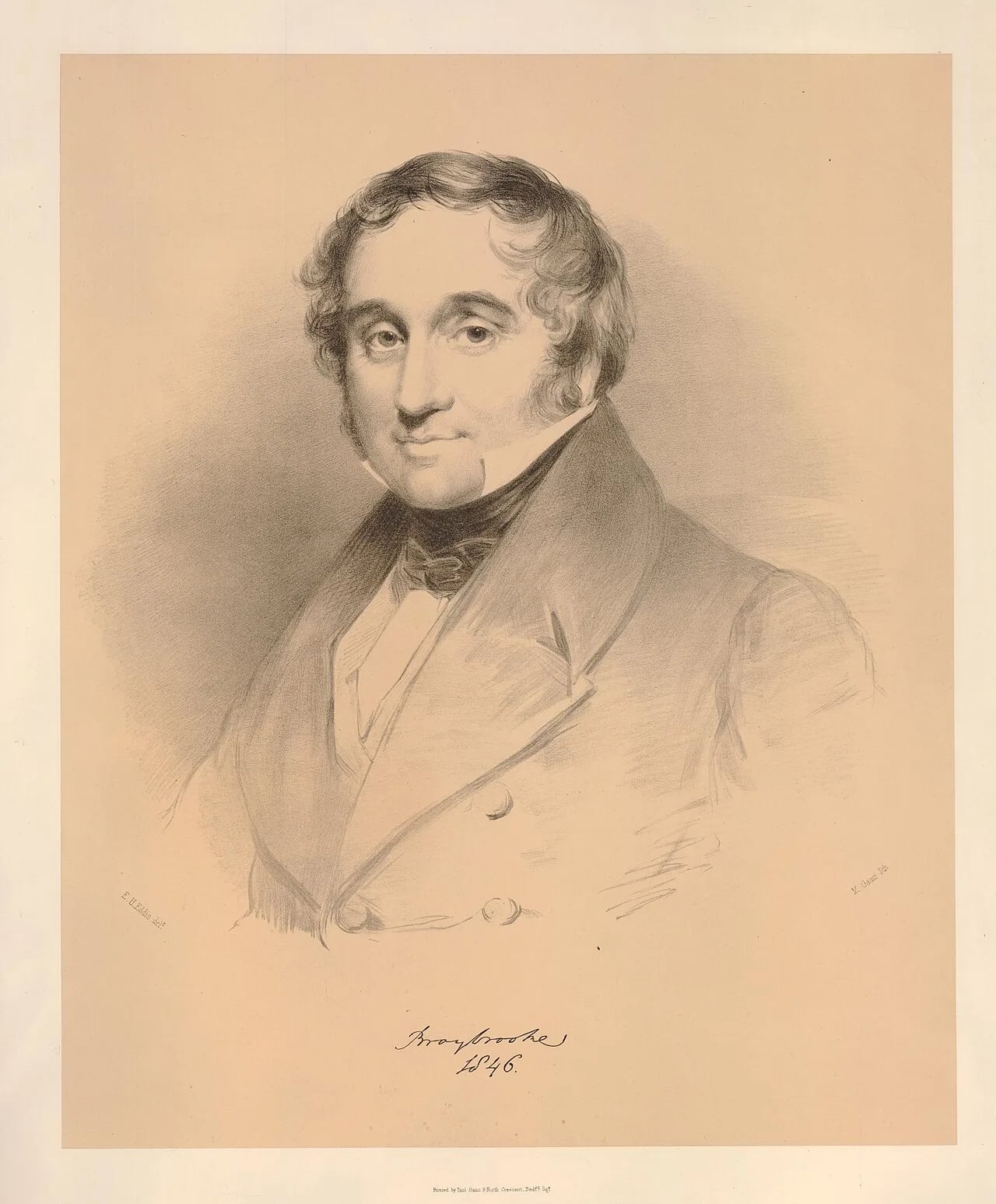Porträt von Richard Griffin, 3rd Baron Braybrooke (1783–1858) – Gedenkseite