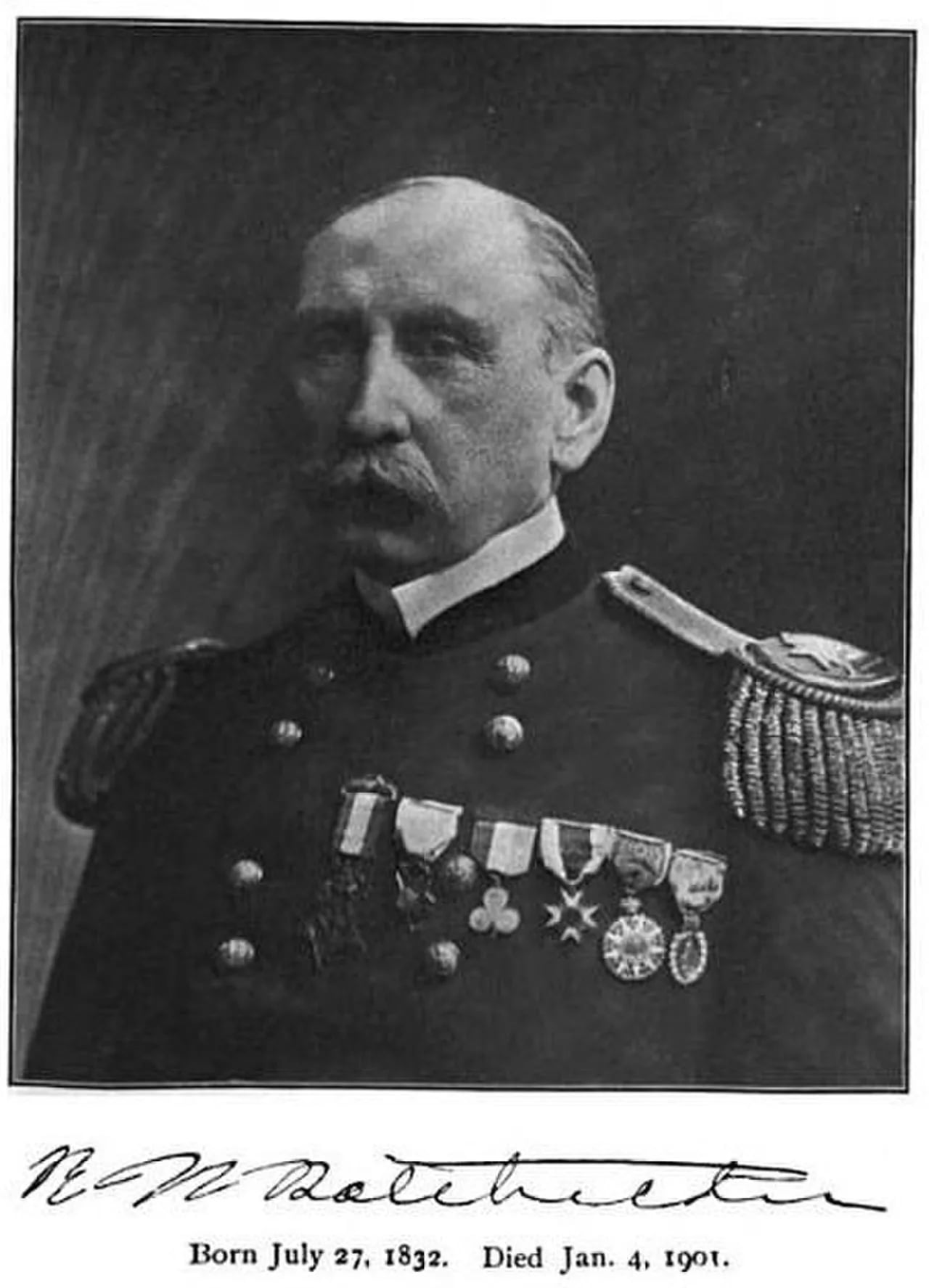 Portrait of Richard Napoleon Batchelder (1832–1901) – memorial page
