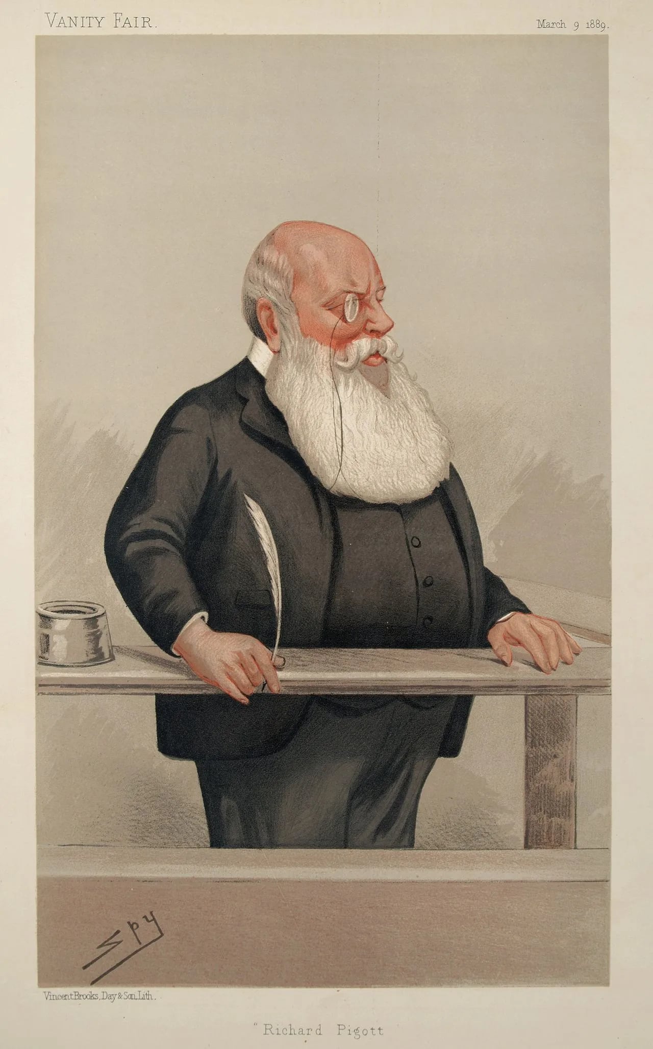 Portrait of Richard Pigott (1838–1889) – memorial page
