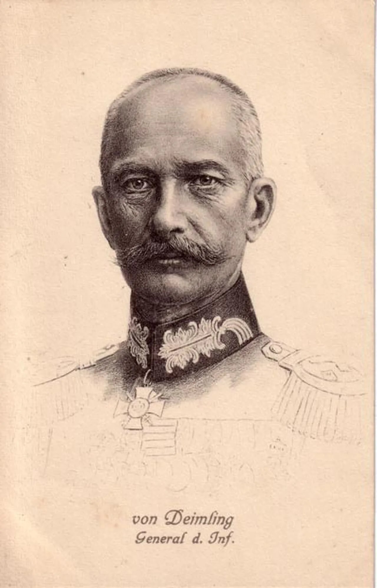 Portrait of Berthold Deimling (1853–1944) – memorial page