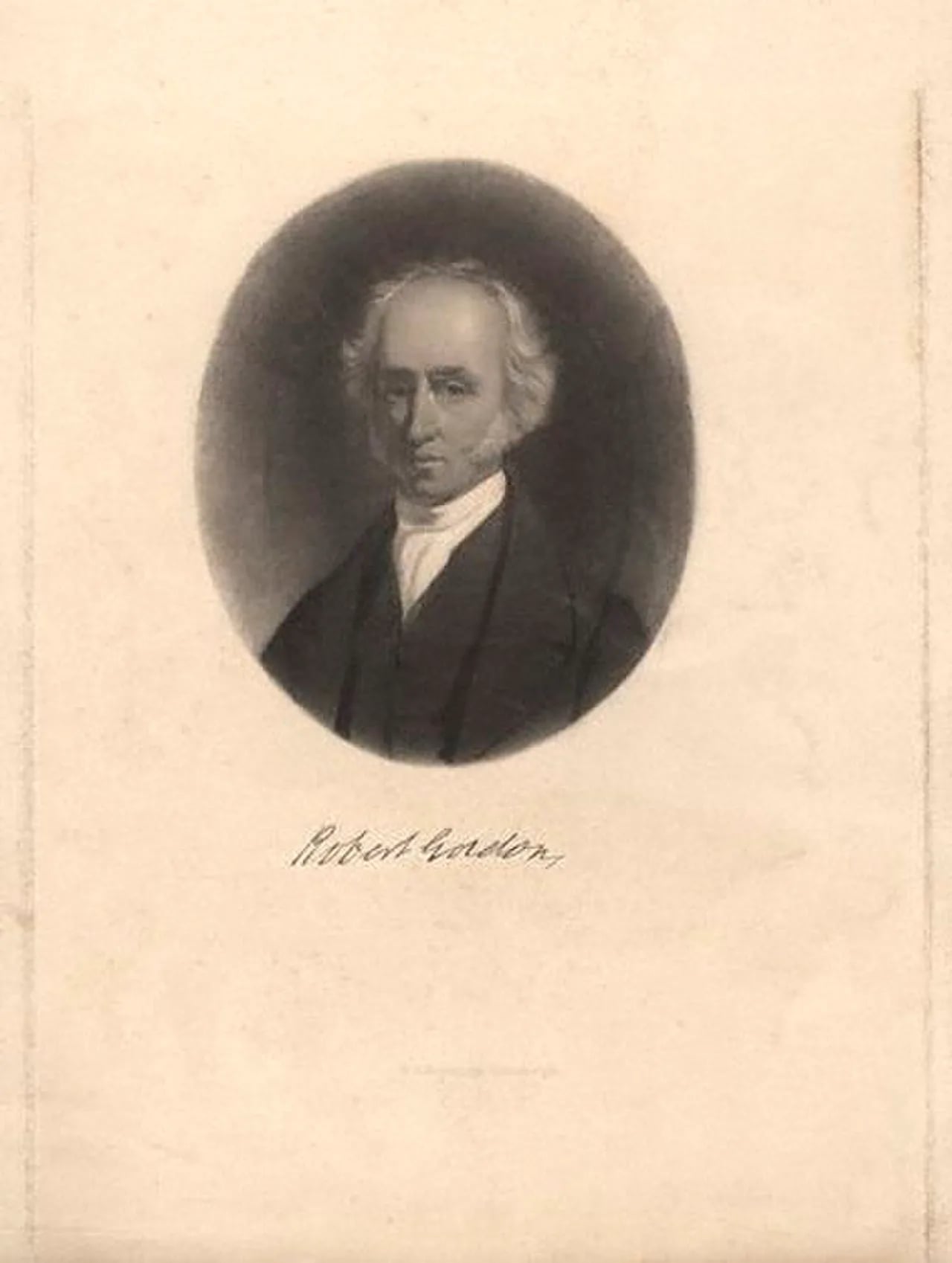 Porträt von Robert Gordon (1786–1853) – Gedenkseite