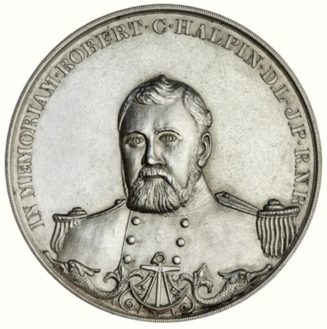 Porträt von Robert Halpin (1836–1894) – Gedenkseite