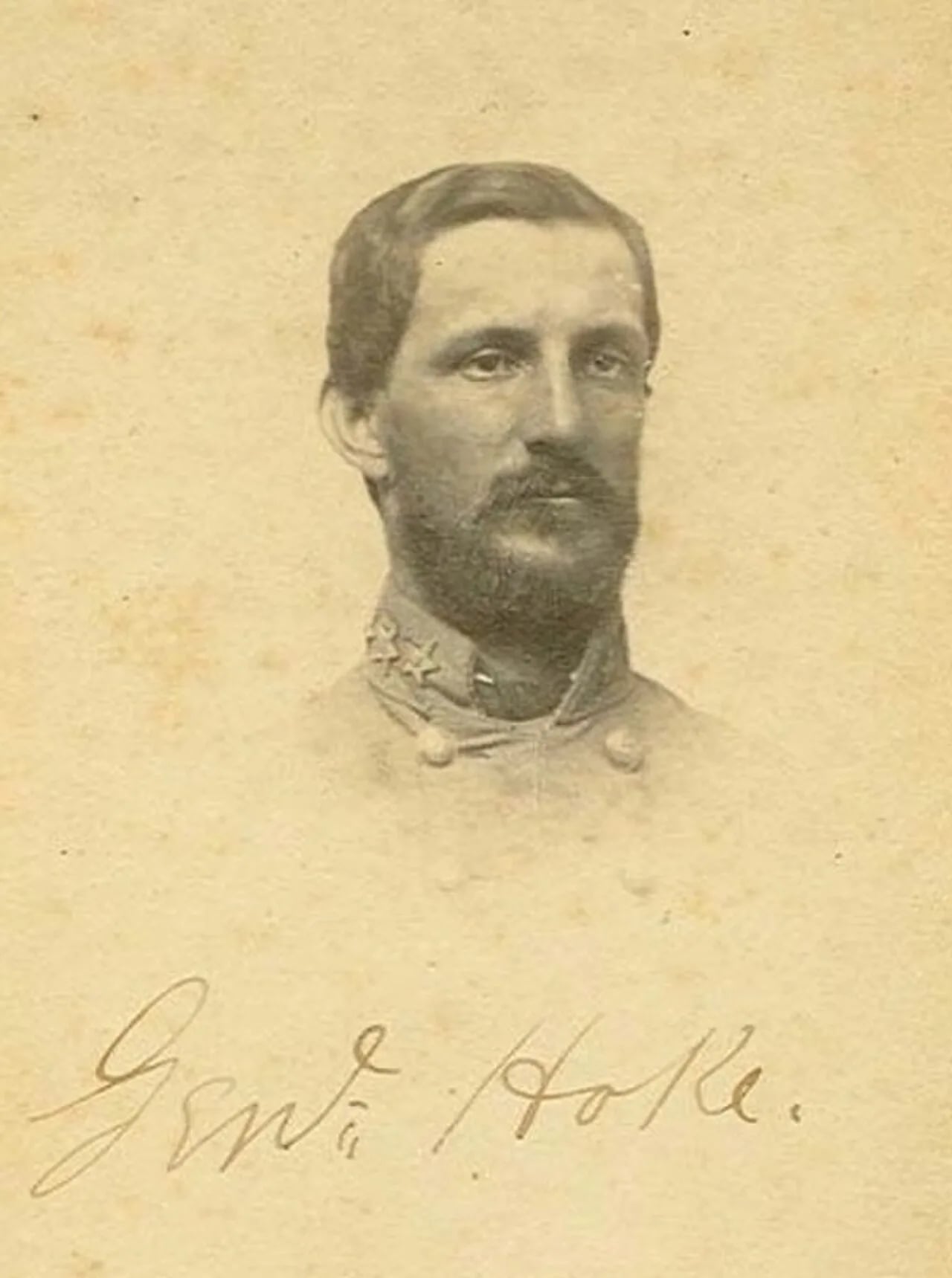 Portrait of Robert Hoke (1837–1912) – memorial page
