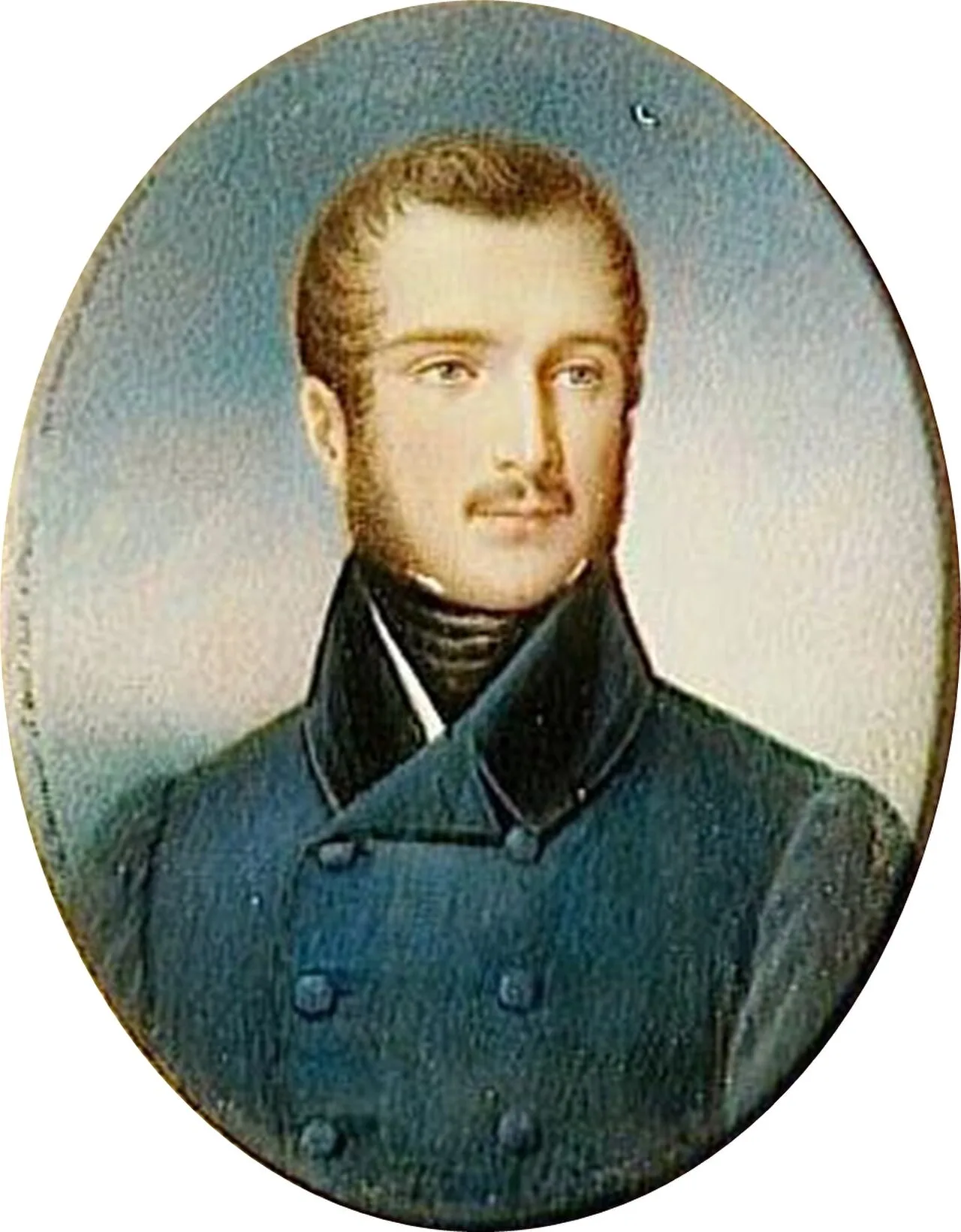 Porträt von Napoléon Louis Bonaparte (1804–1831) – Gedenkseite