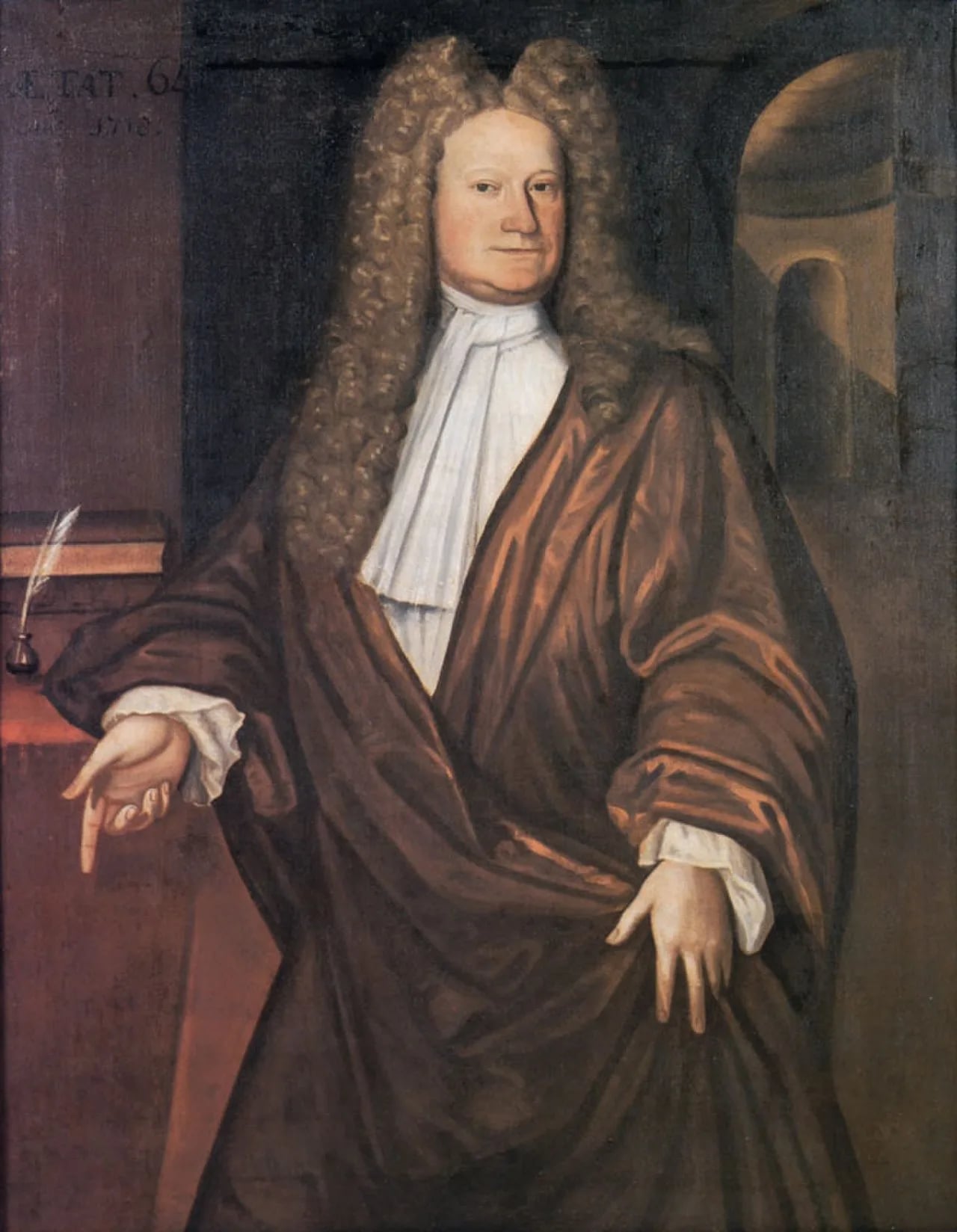 Porträt von Robert Livingston (1654–1728) – Gedenkseite