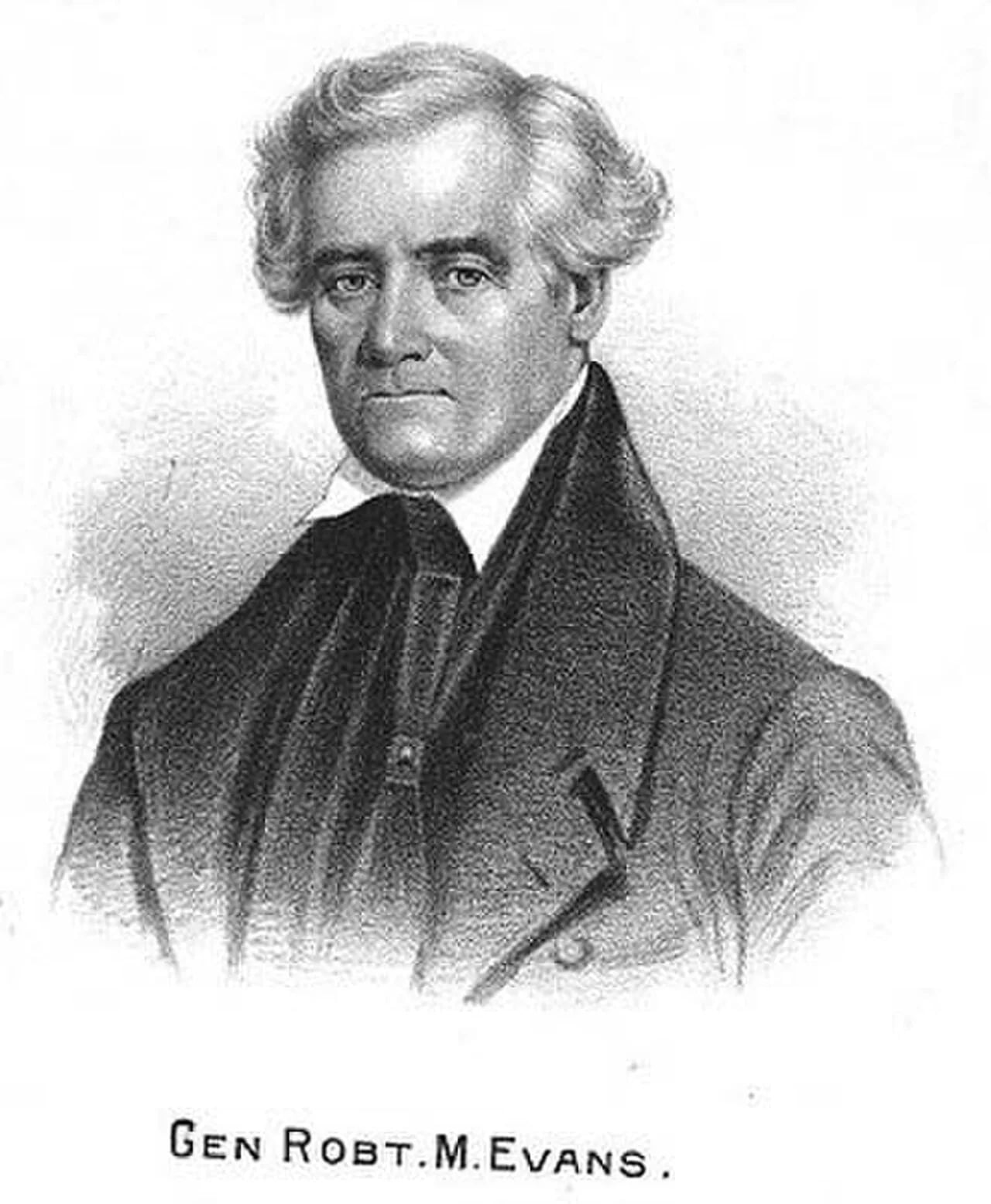 Porträt von Robert Morgan Evans (1783–1844) – Gedenkseite