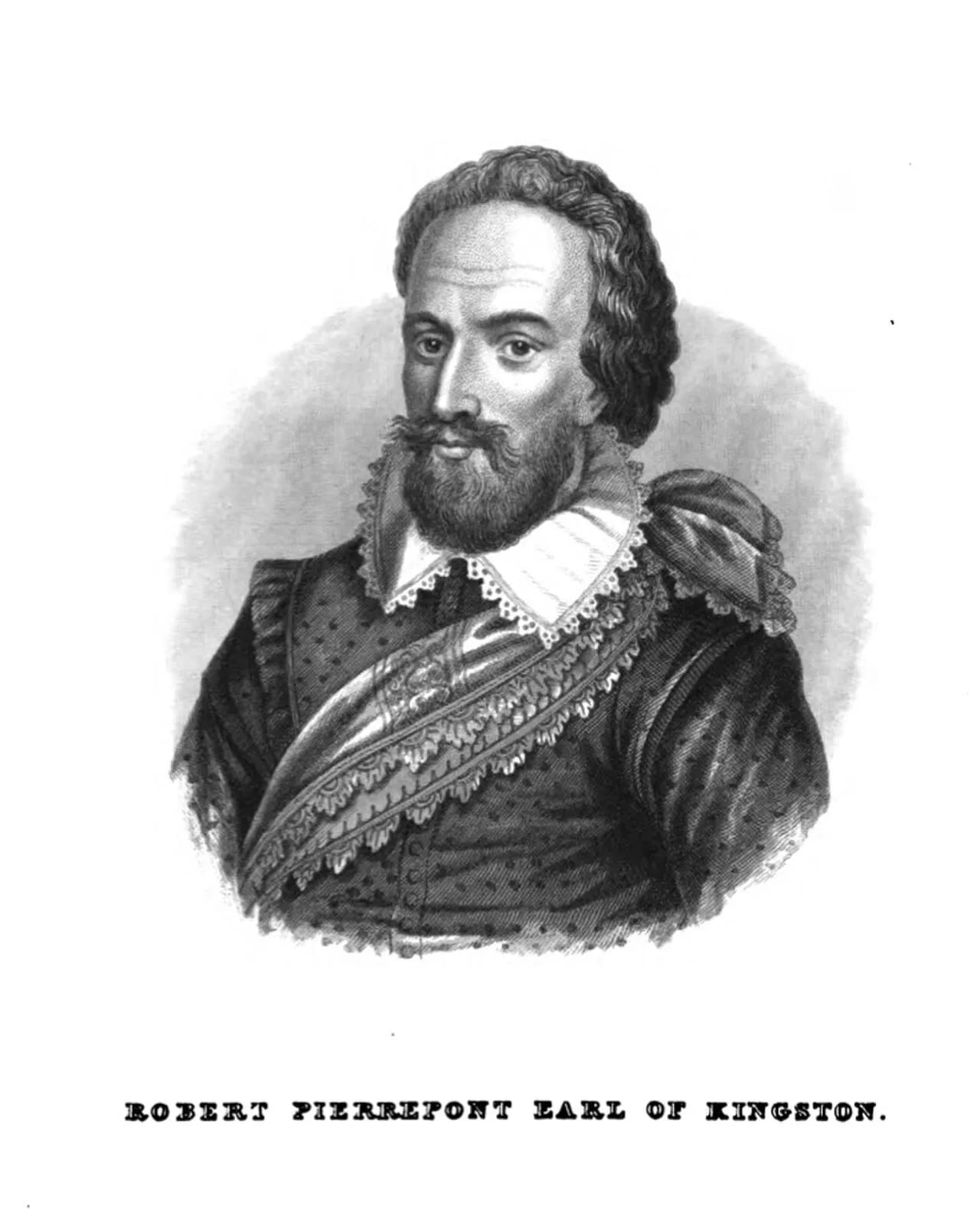 Portrait of Robert Pierrepont, 1st Earl of Kingston-upon-Hull (1584–1643) – memorial page