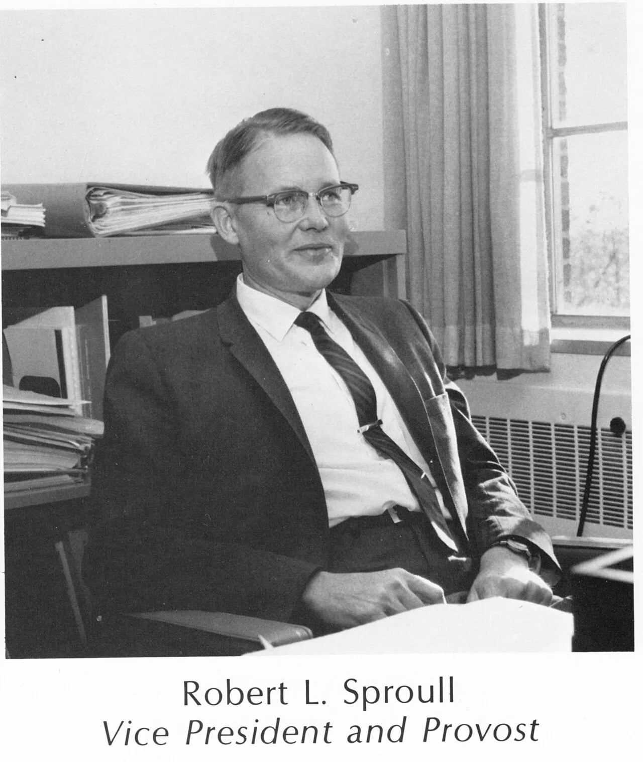 Portrait of Robert Sproull (1918–2014) – memorial page