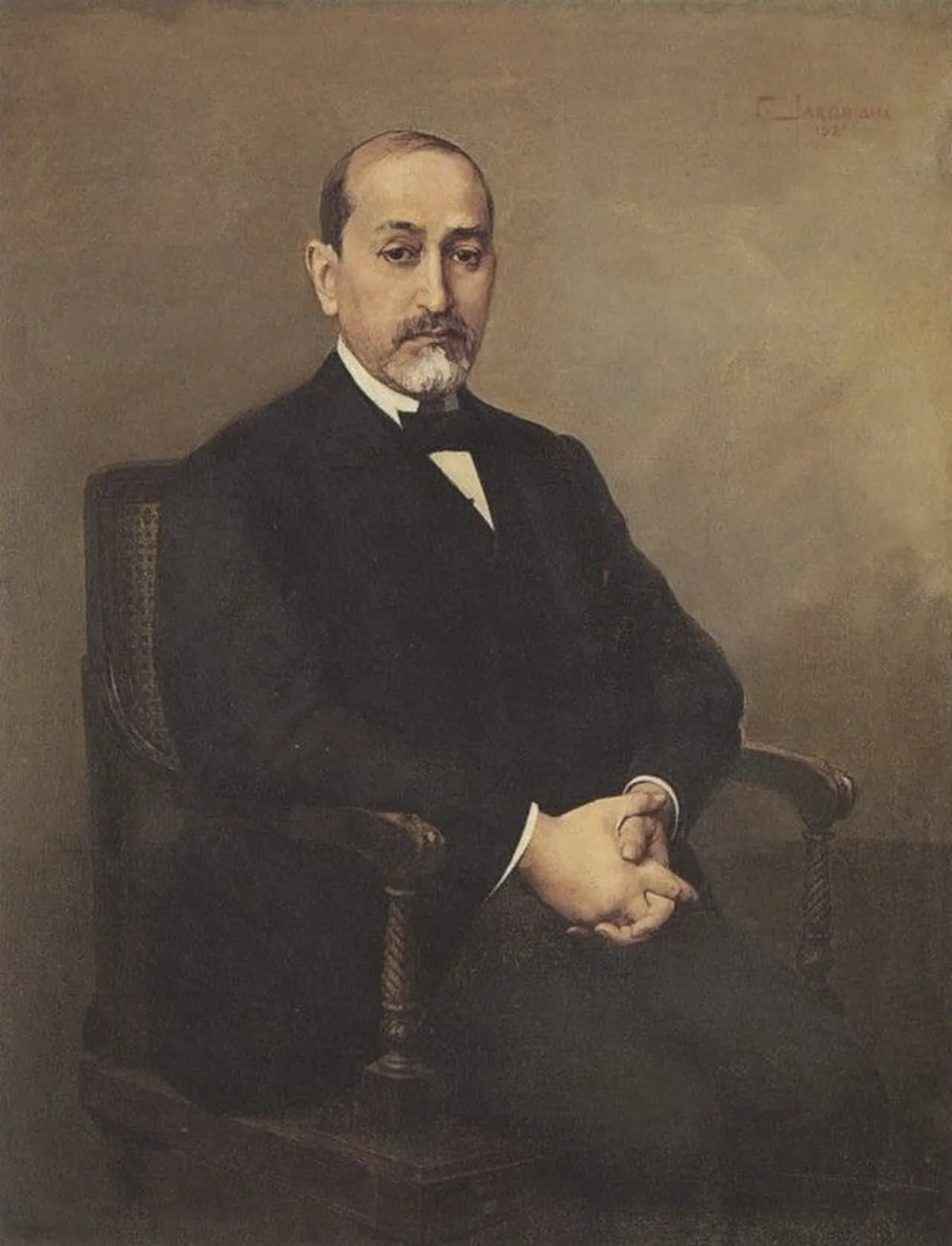 Porträt von Georgios Christakis-Zografos (1863–1920) – Gedenkseite
