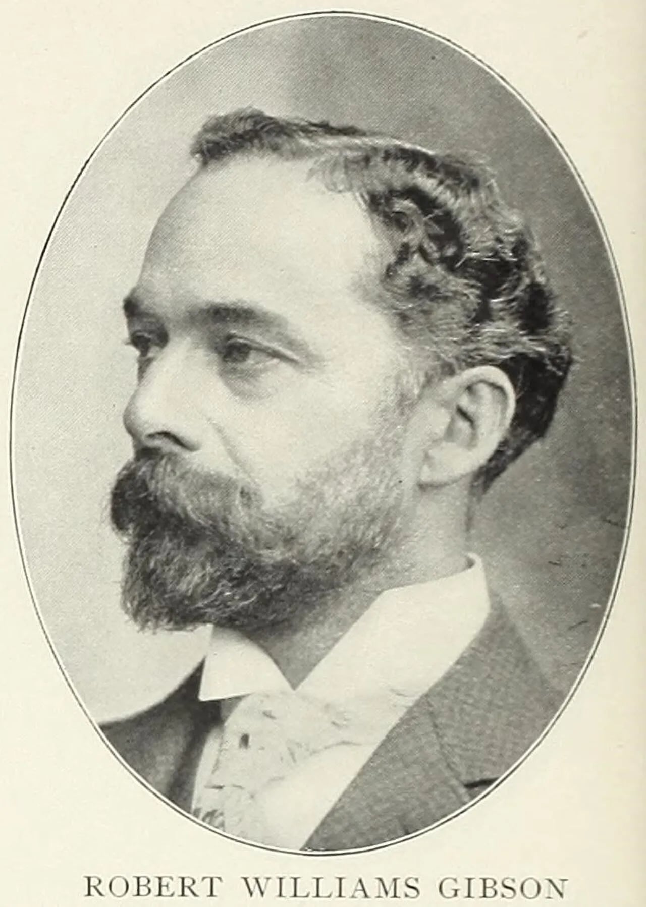 Portrait of Robert W. Gibson (1854–1927) – memorial page