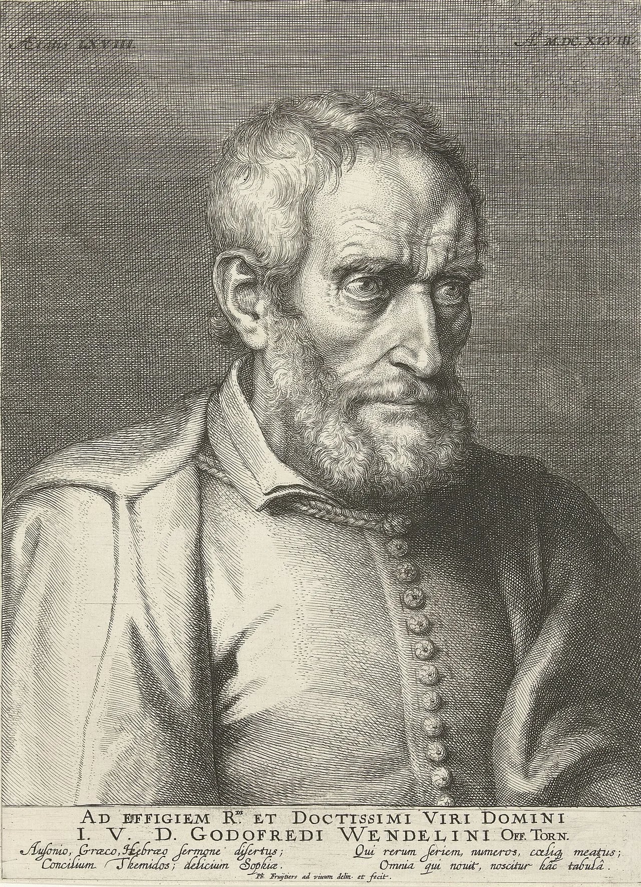 Portrait of Godfried Wendelen (1580–1667) – memorial page
